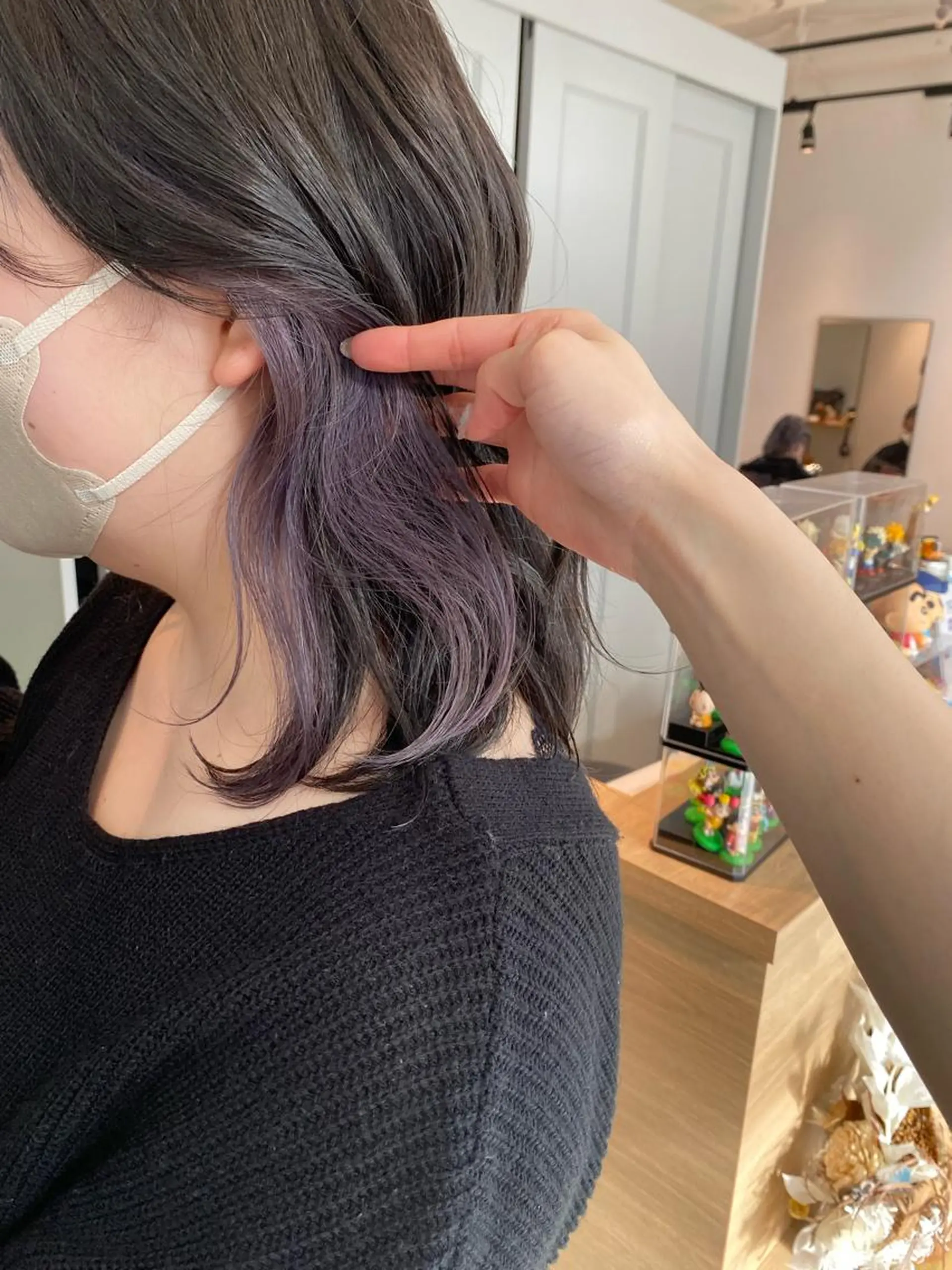 ミディアム カラー ブリーチ カット ヘアカラー オスズ 🎀´-のヘアスタイル