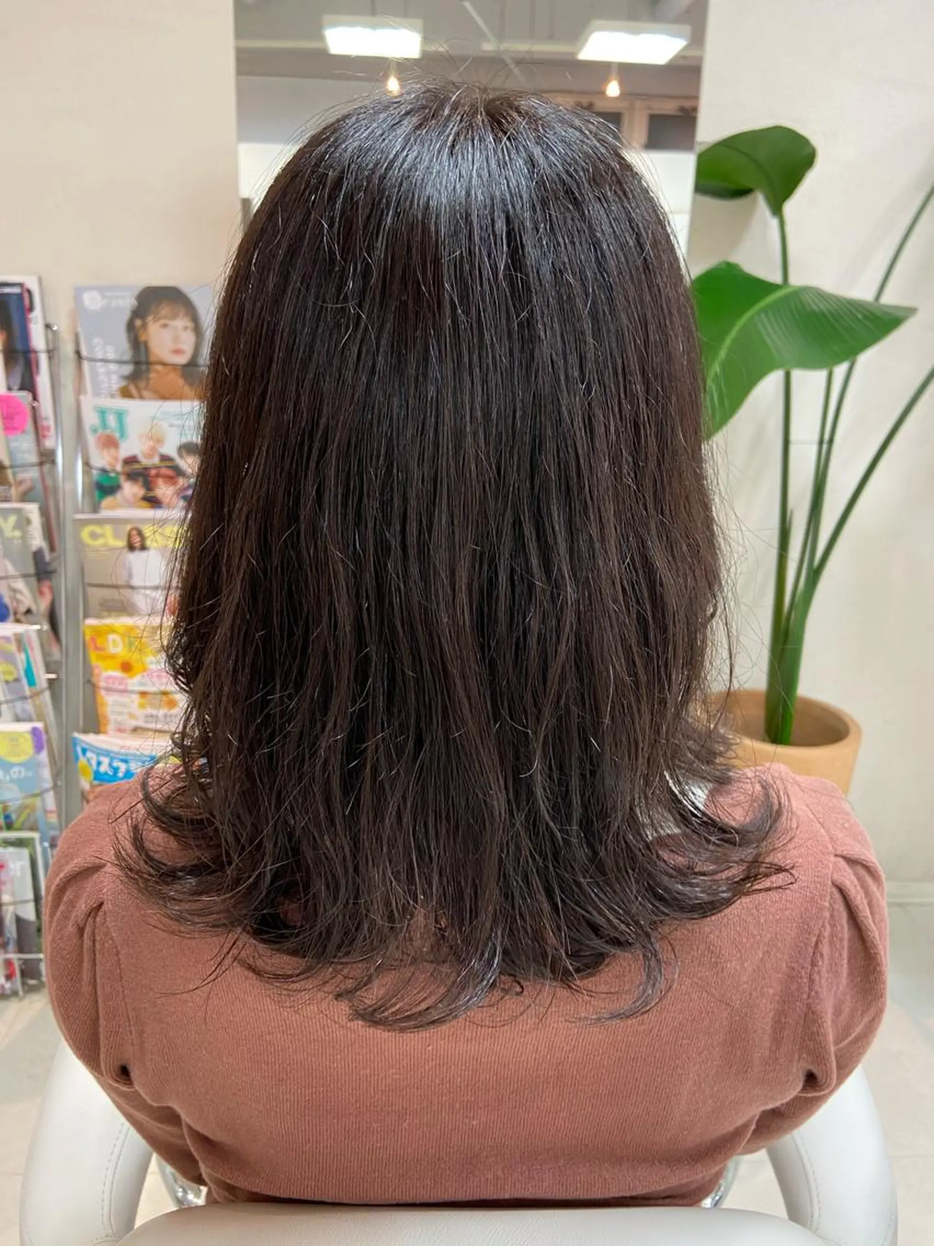 セミロング セミロングパーマ 菊地 美憂のヘアスタイル