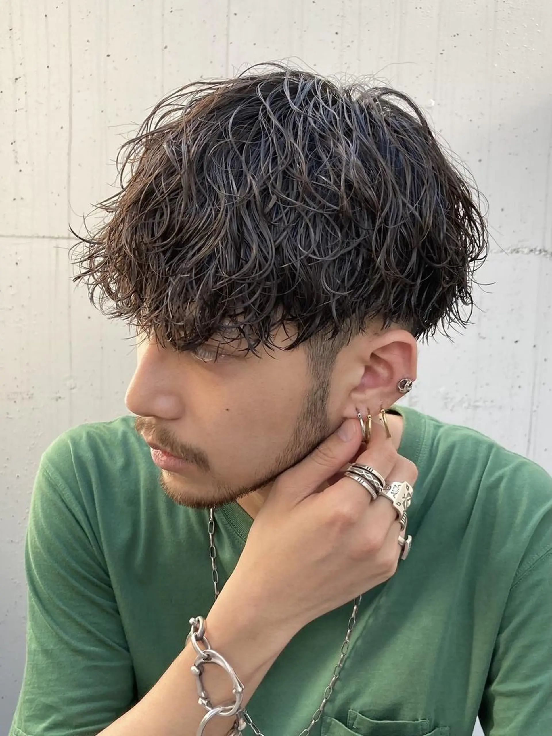 パーマ メンズ パーマ トリートメント 当日予約⭕️ fifth渋谷太田のヘアスタイル