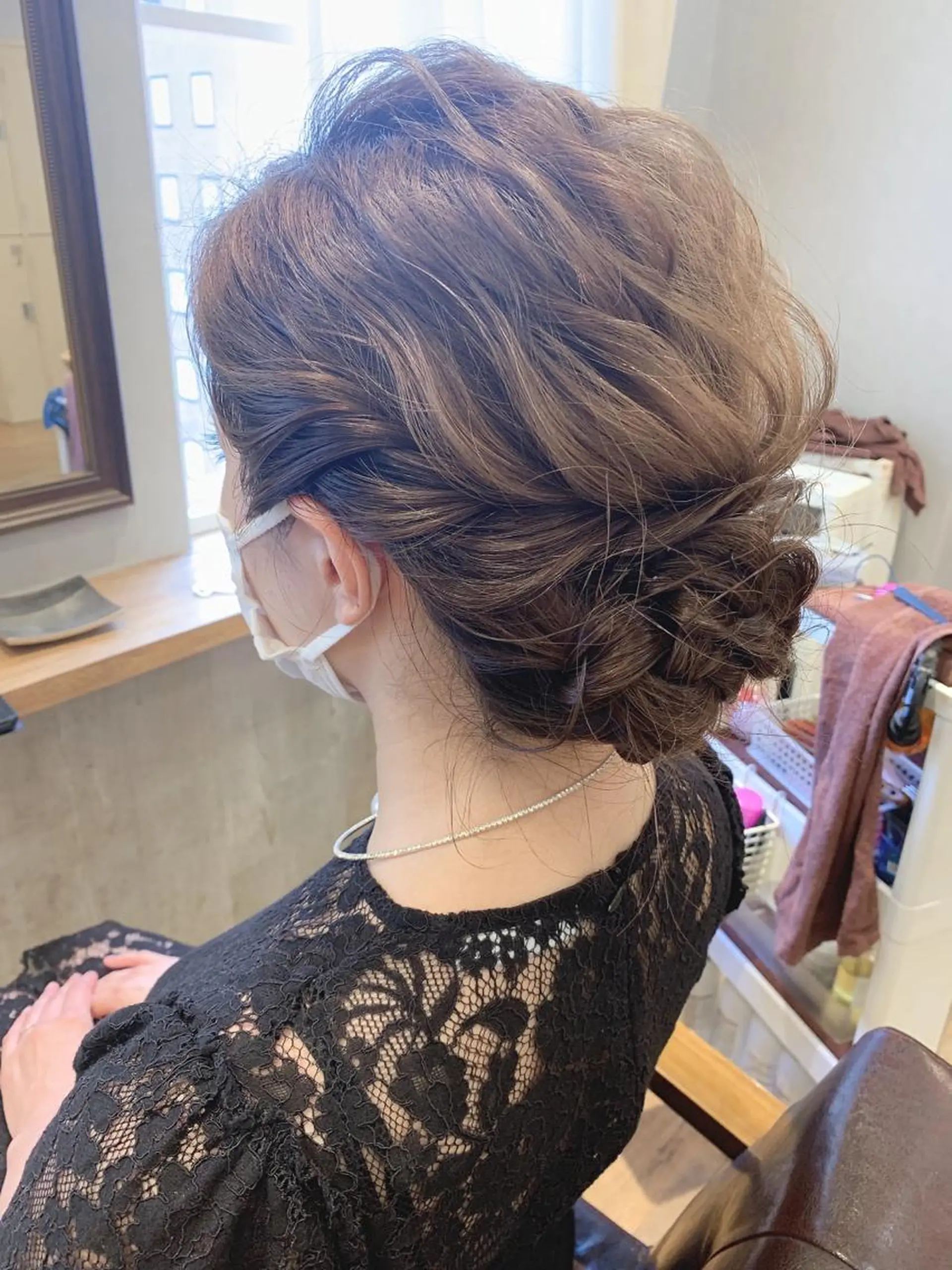 ヘアアレンジ 淡色ふんわりhair 新宿satomiのヘアスタイル