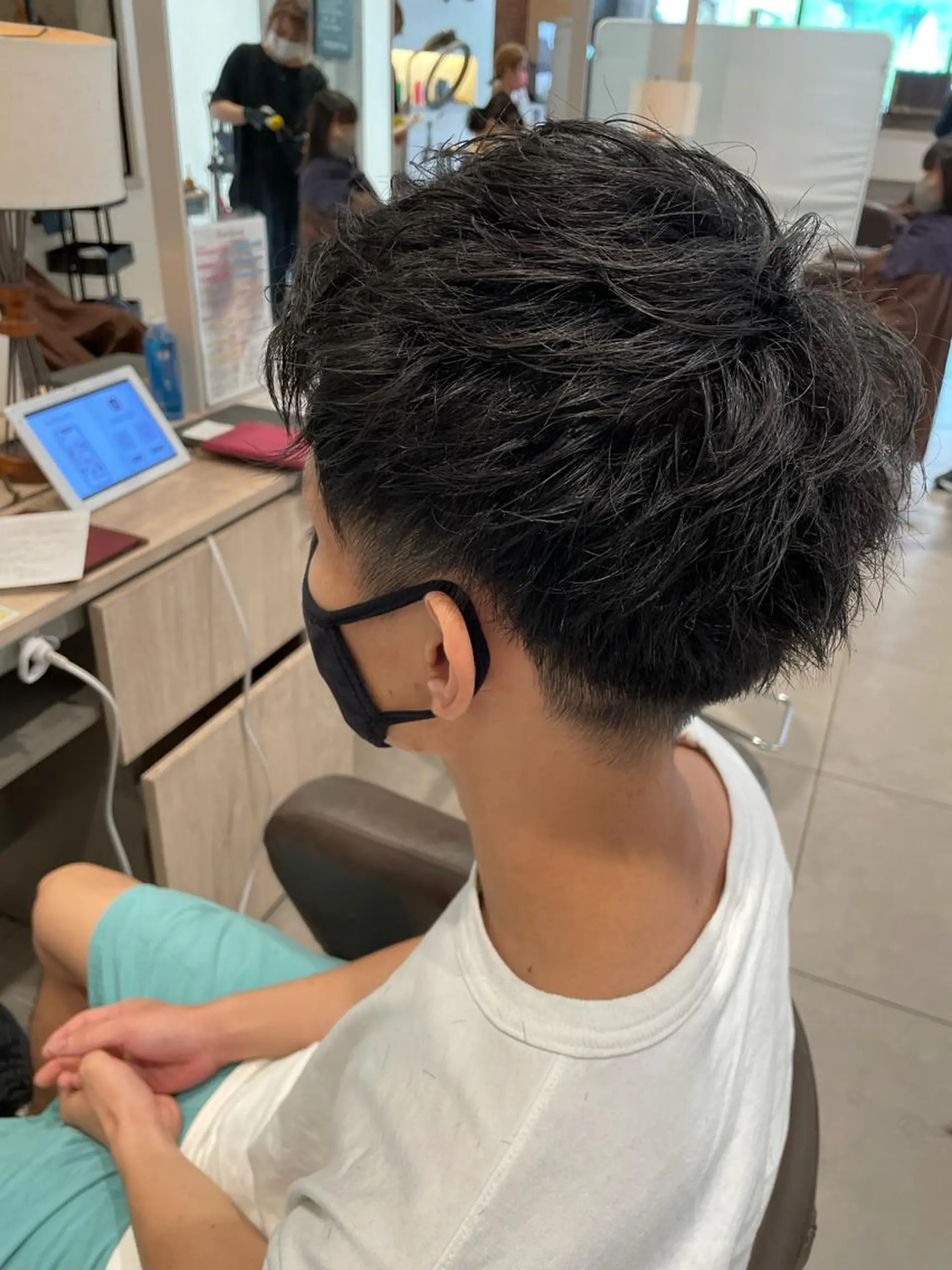 ショート メンズ カット EARTH 山﨑龍馬のヘアスタイル