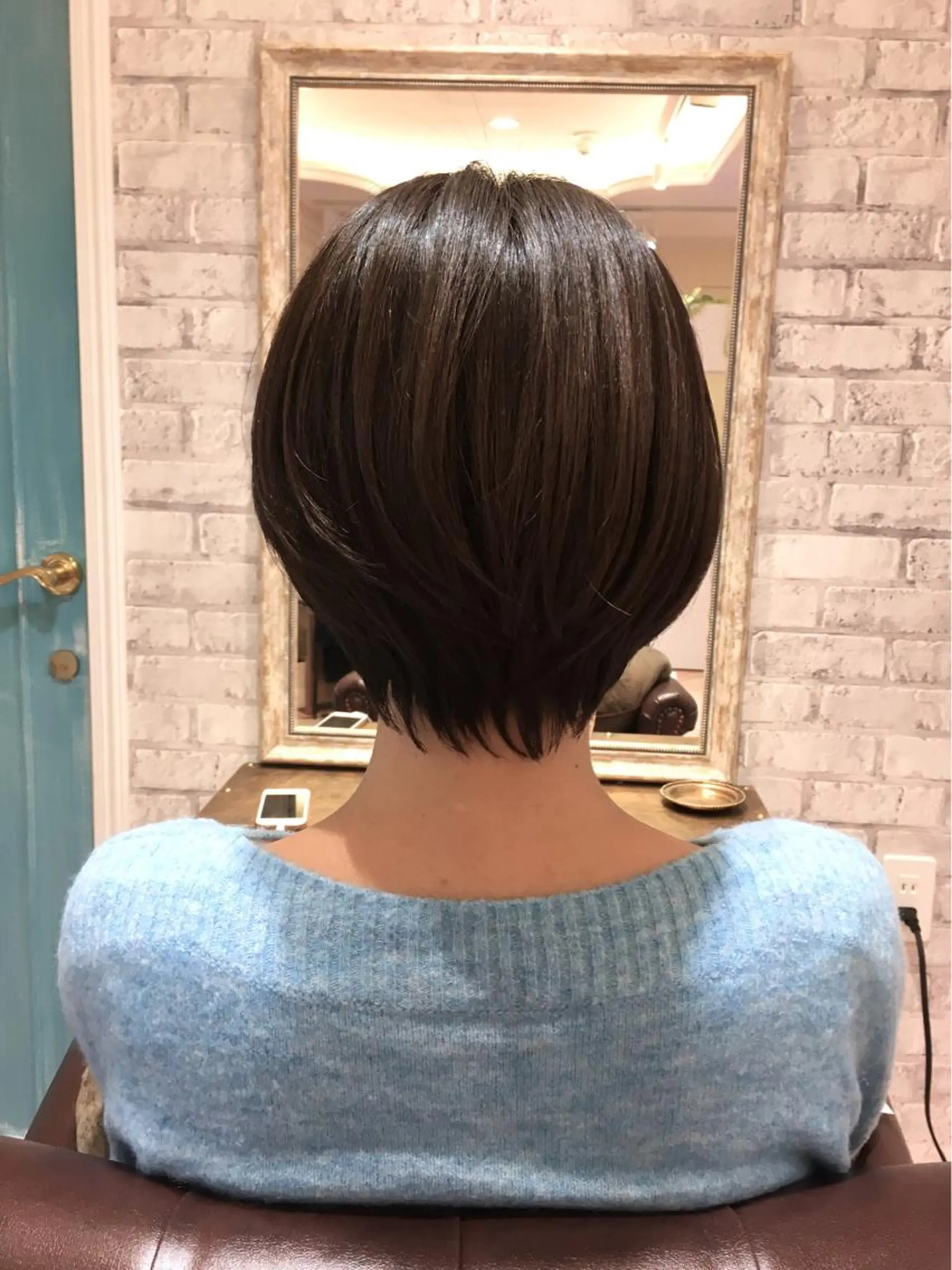 ショート アオガミ （前髪顔周りカット）のヘアスタイル