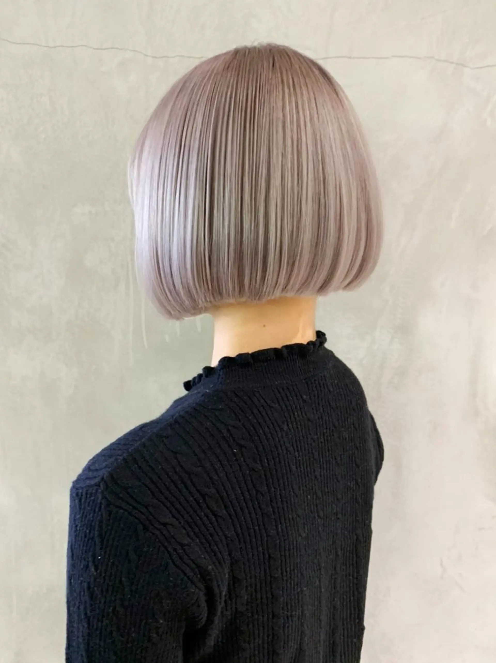 ミディアム カラー ヘアアレンジ パーマ グレージュ ITbyALBUM 中野店のヘアスタイル