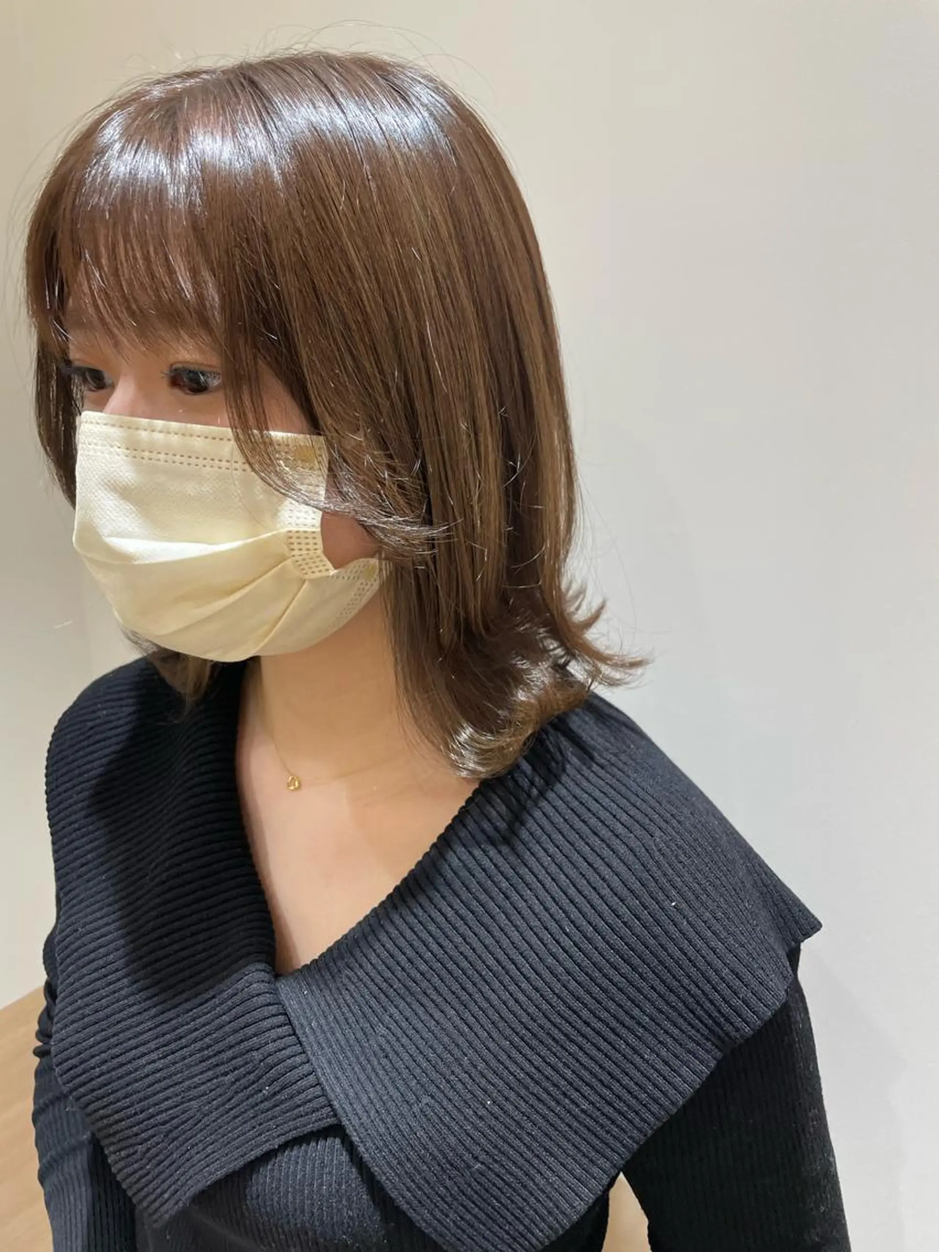 ショート カラー ブラウンカラー ケアカラー ハイライトカラー ナチュラルブラウン ピンクカラー GO TODAY SHAiRE SALON所属・天野 瑠真のヘアスタイル