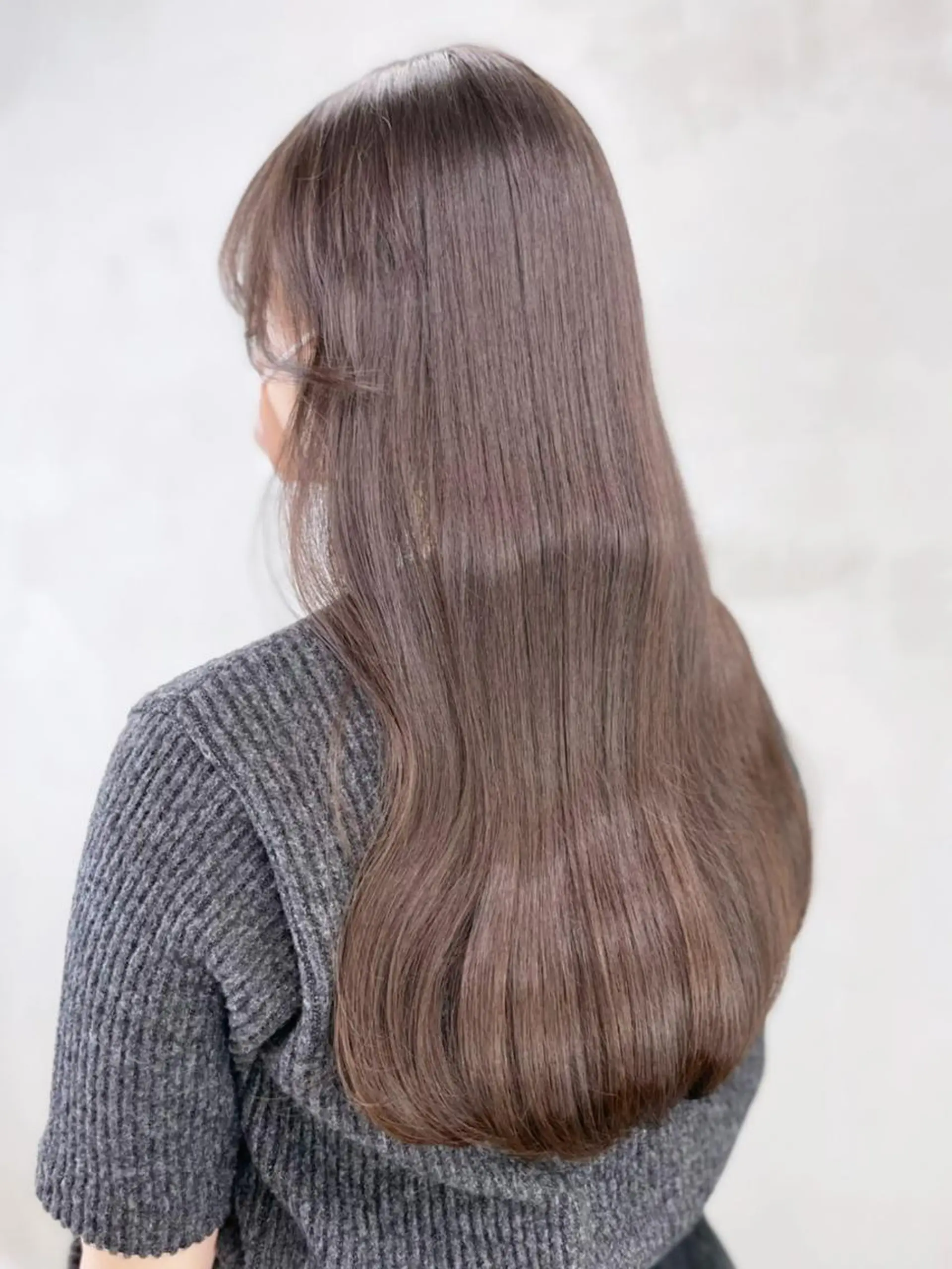 セミロング カラー パーマ ヘアアレンジ ブラウンカラー ITbyALBUM 八王子店のヘアスタイル