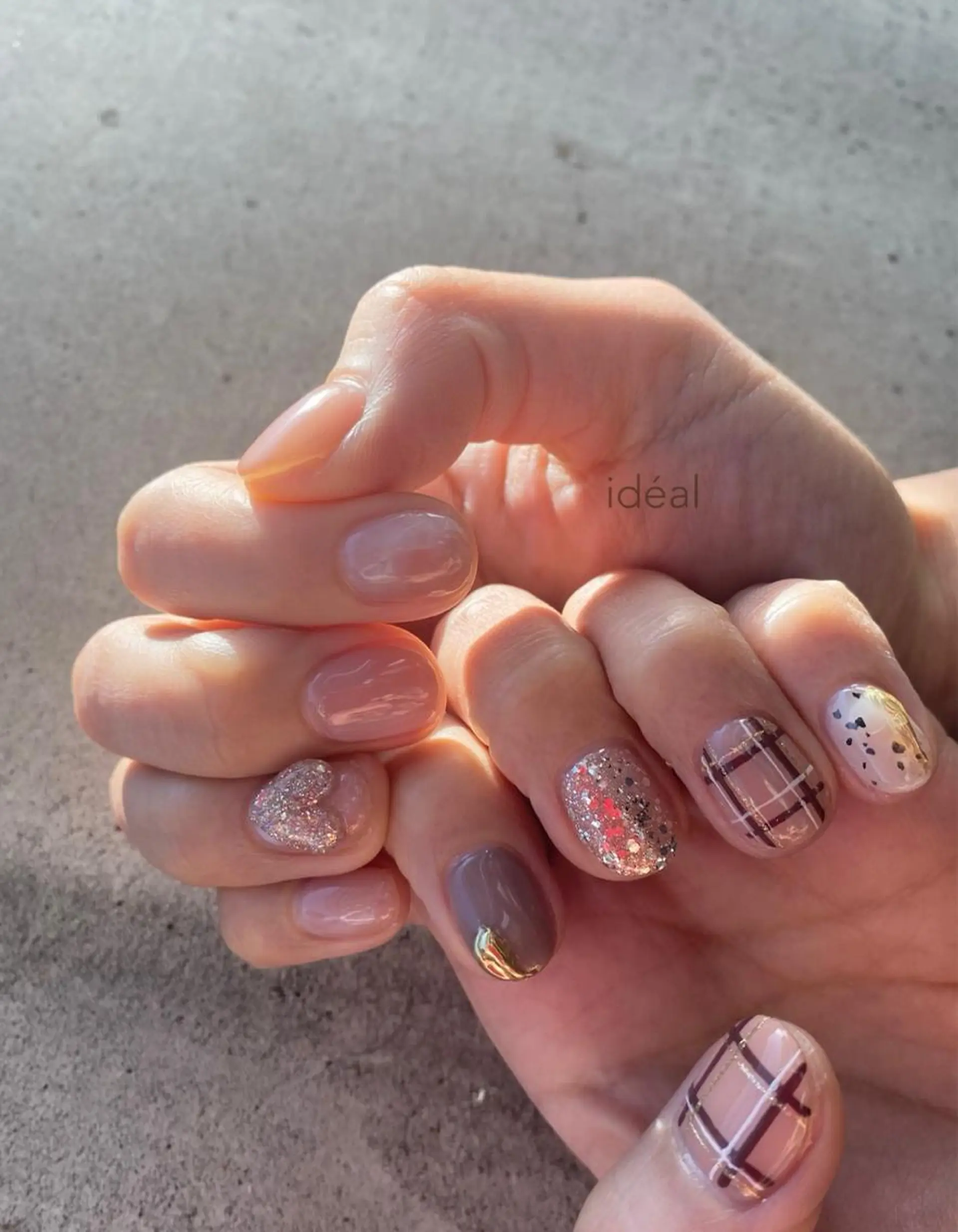 ネイル ハート ide. Mikiのネイルデザイン