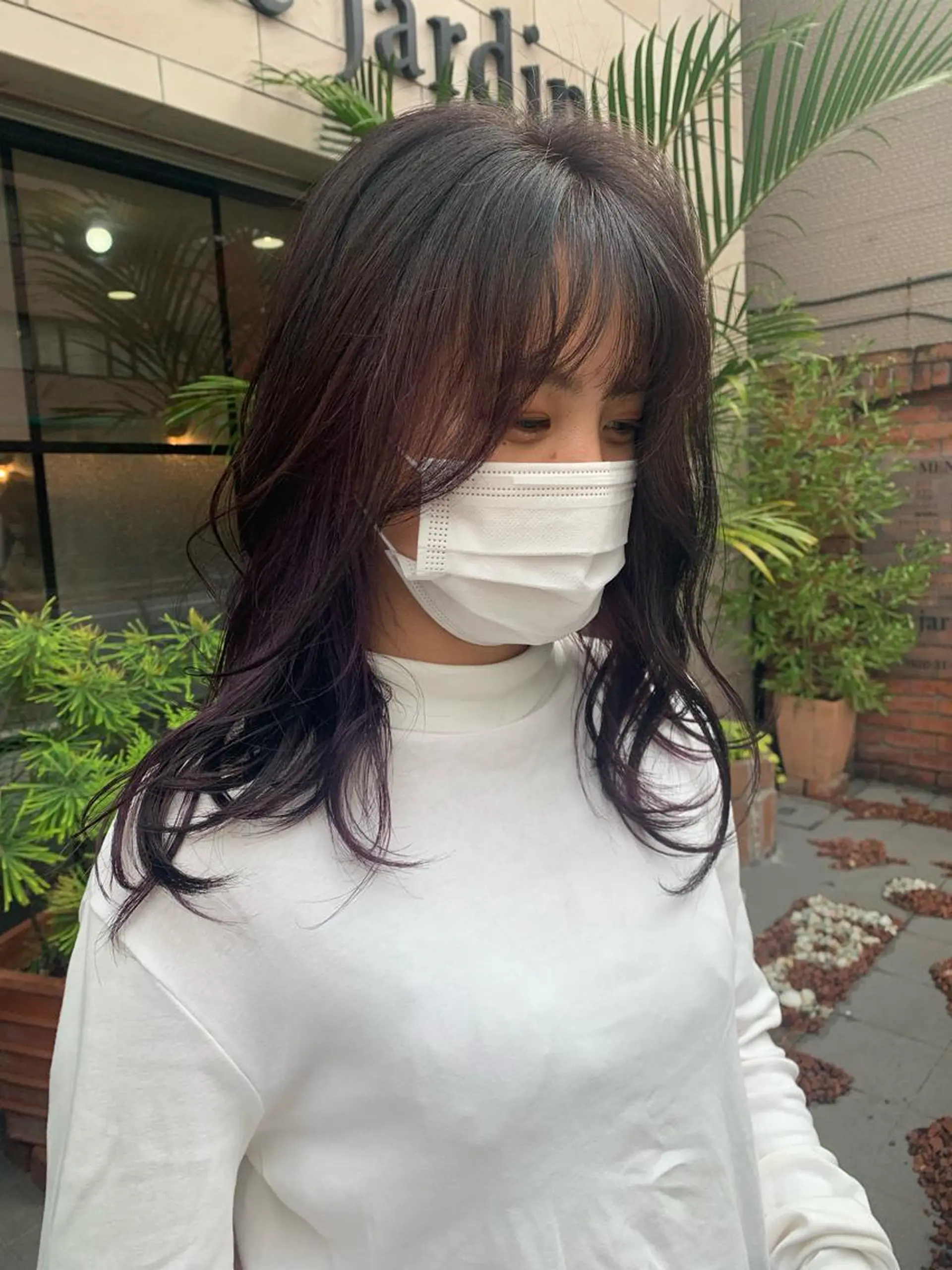 ミディアム カット ヘアカラー SHIAN 八王子👼鬼塚さやかのヘアスタイル