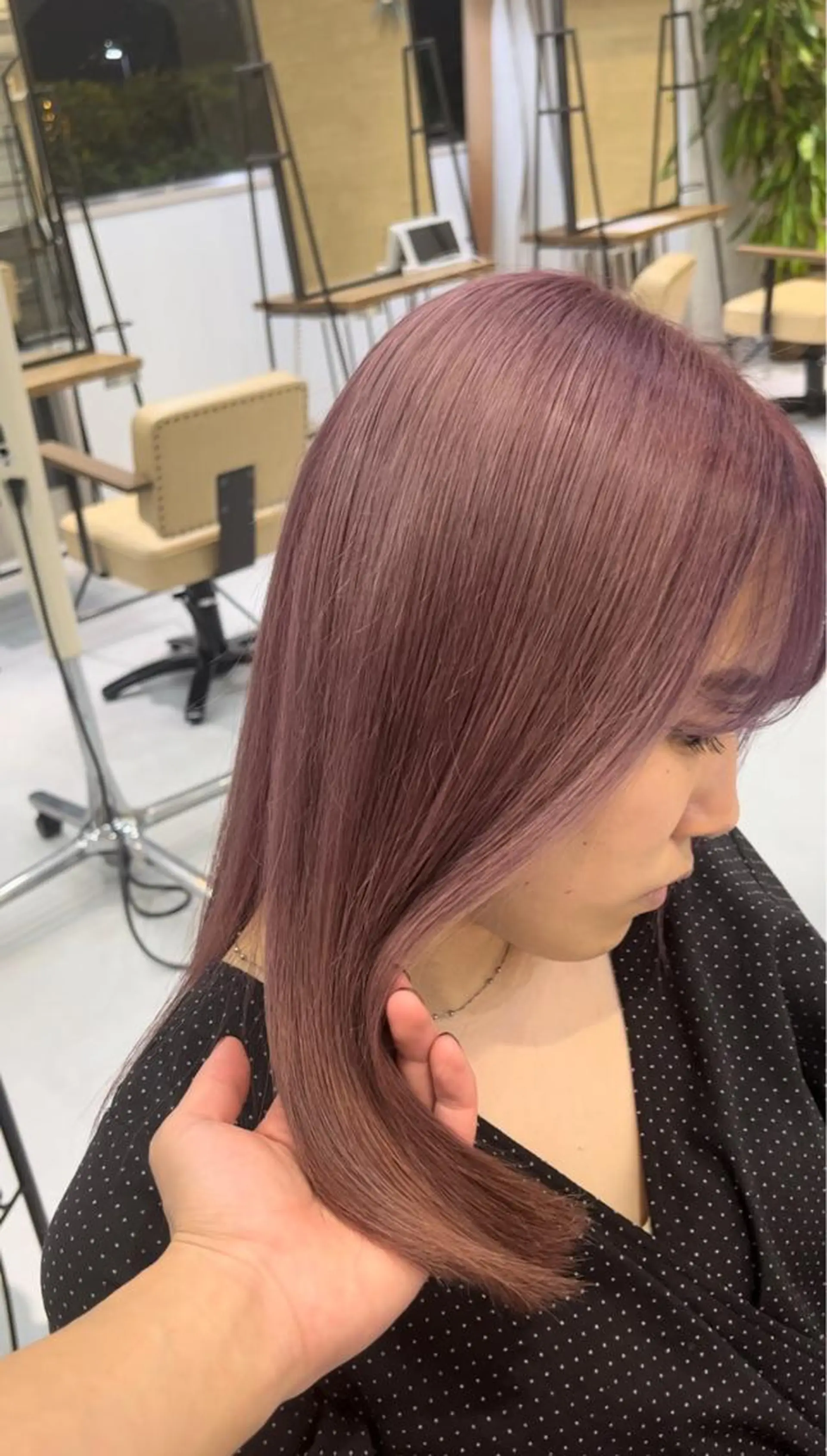 ロング 縮毛矯正/髪質改善 斉藤春のヘアスタイル