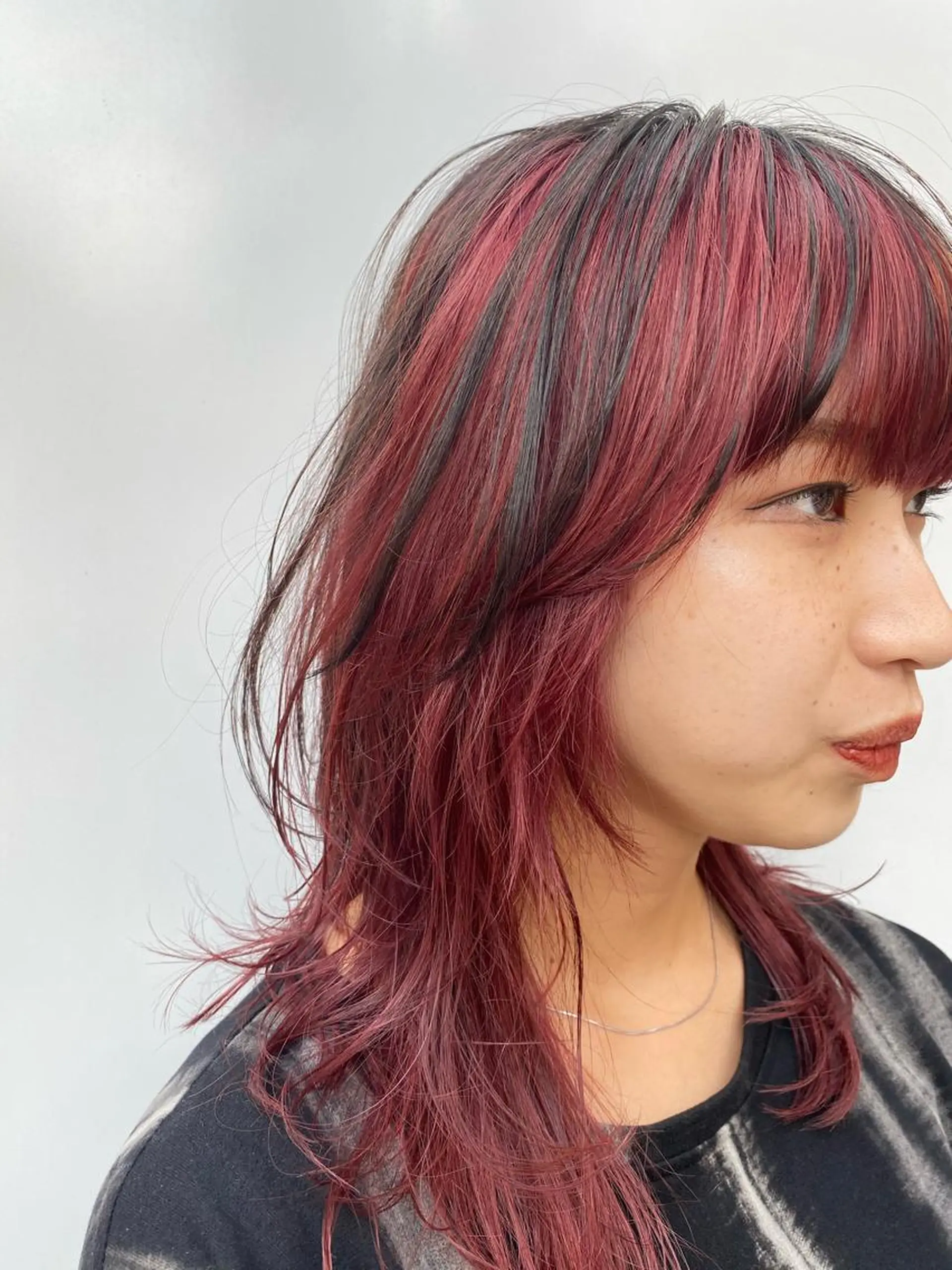 セミロング カラー ヘアアレンジ デザインカラー レイヤーカット 渋谷✨yuto✨全 メニュー得意です🙏のヘアスタイル