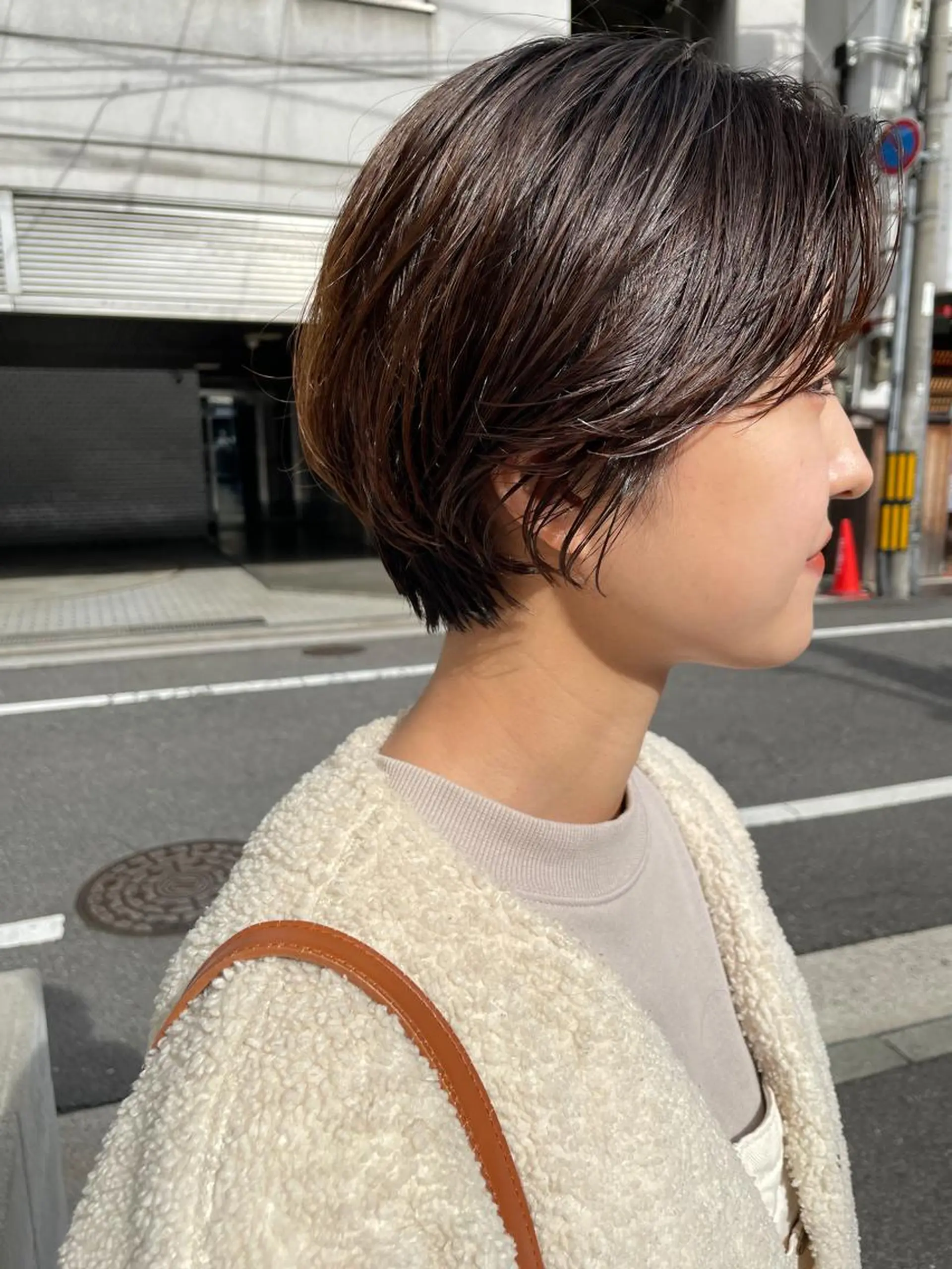 ショート カット パーマ トリートメント さの あやねのヘアスタイル