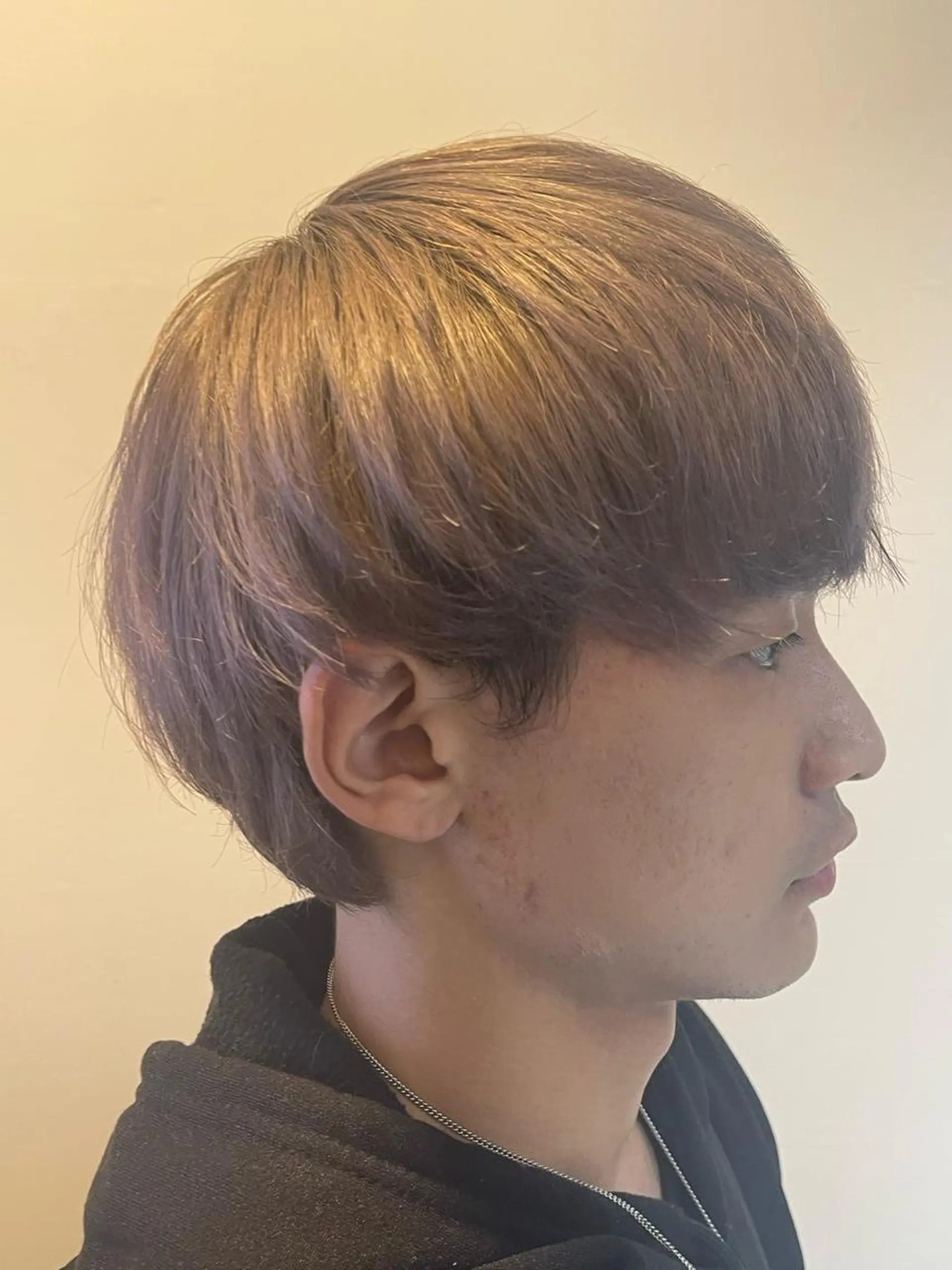 ショート アッシュ アッシュグレー ヘアカラー ハラダ リョウセイのヘアスタイル