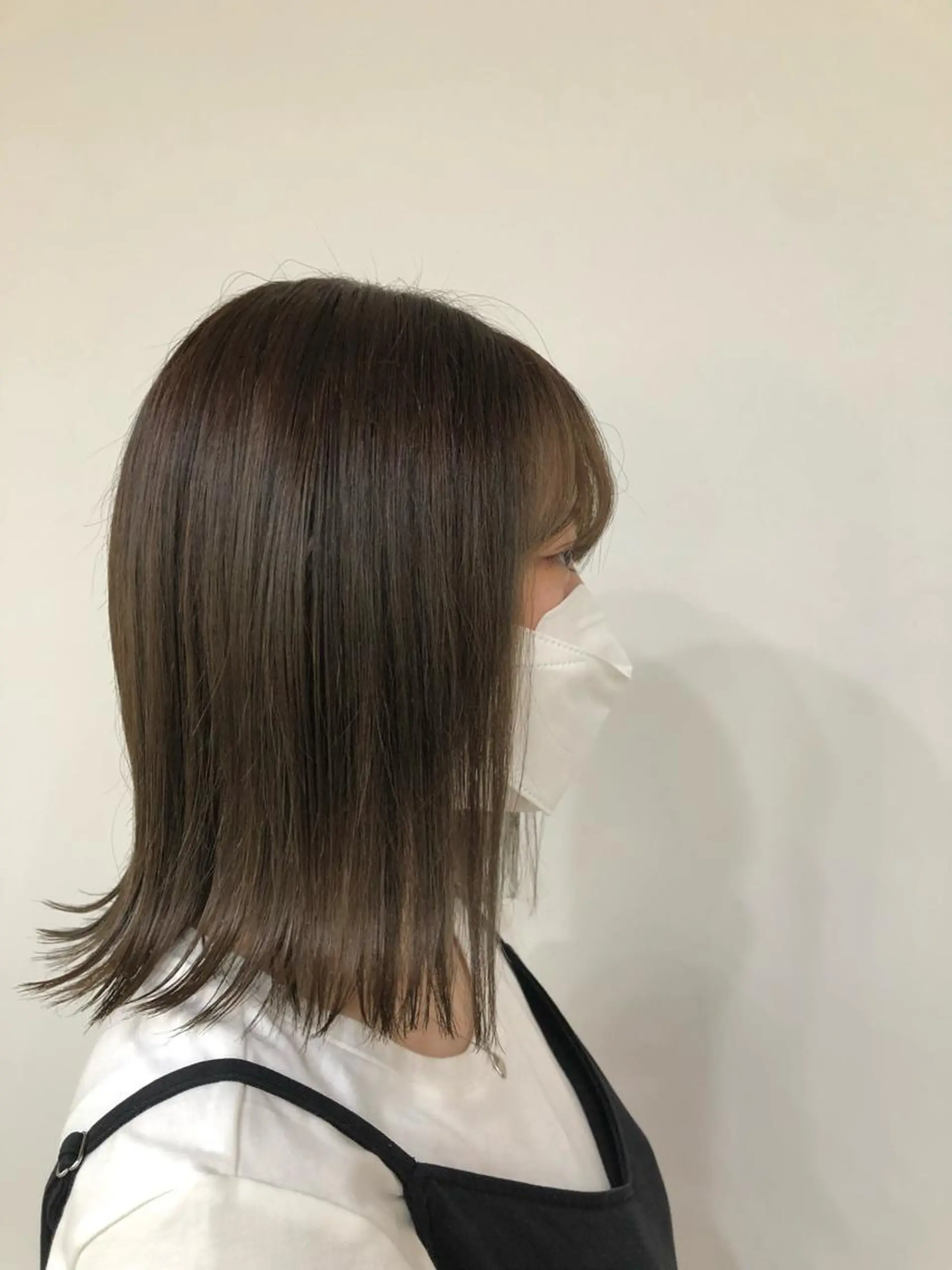 カラー 透明感カラー グレージュ ミルクティーグレージュ 杉林 莉沙のヘアスタイル