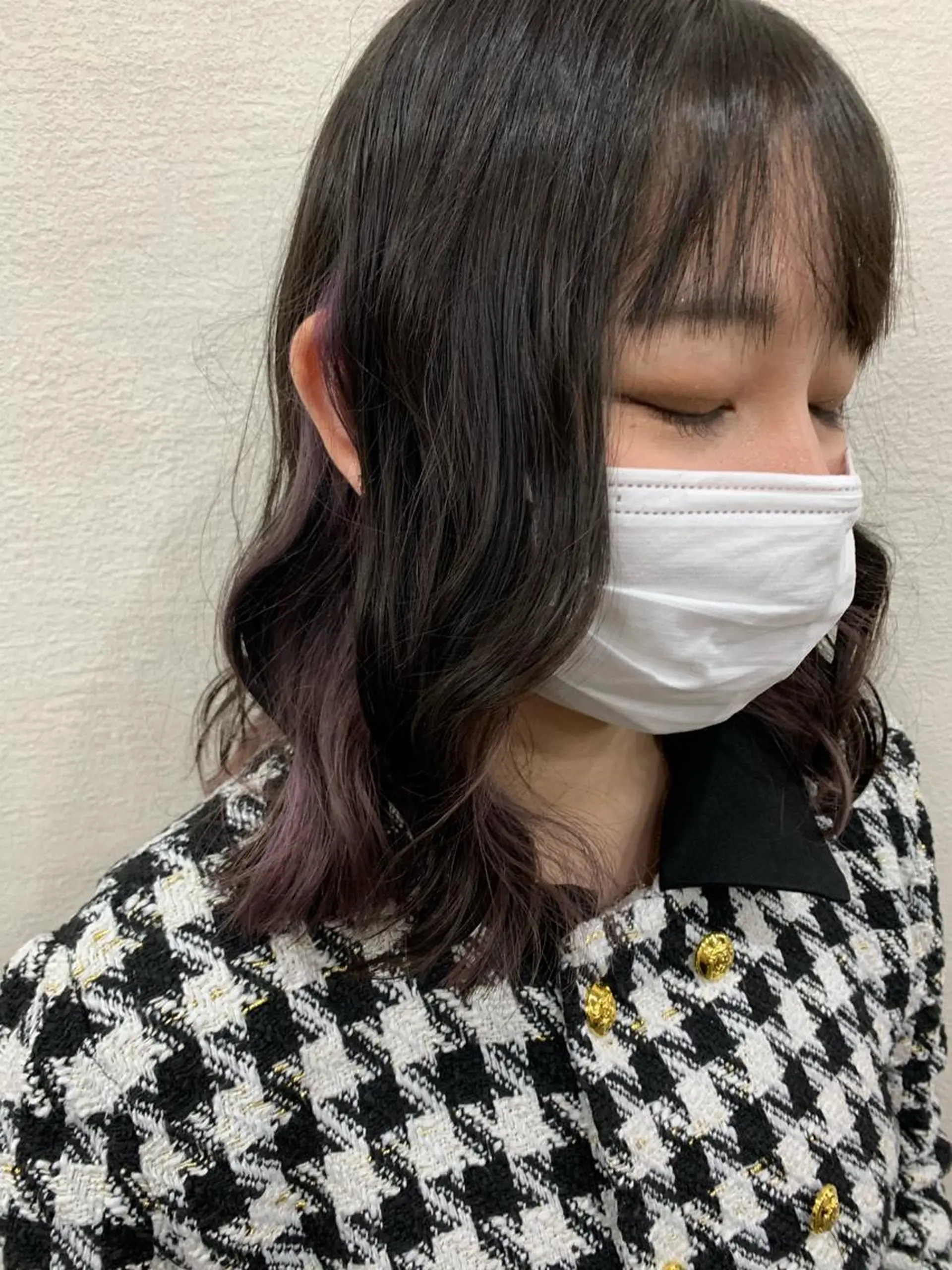 ミディアム カラー チバ ヒロトのヘアスタイル