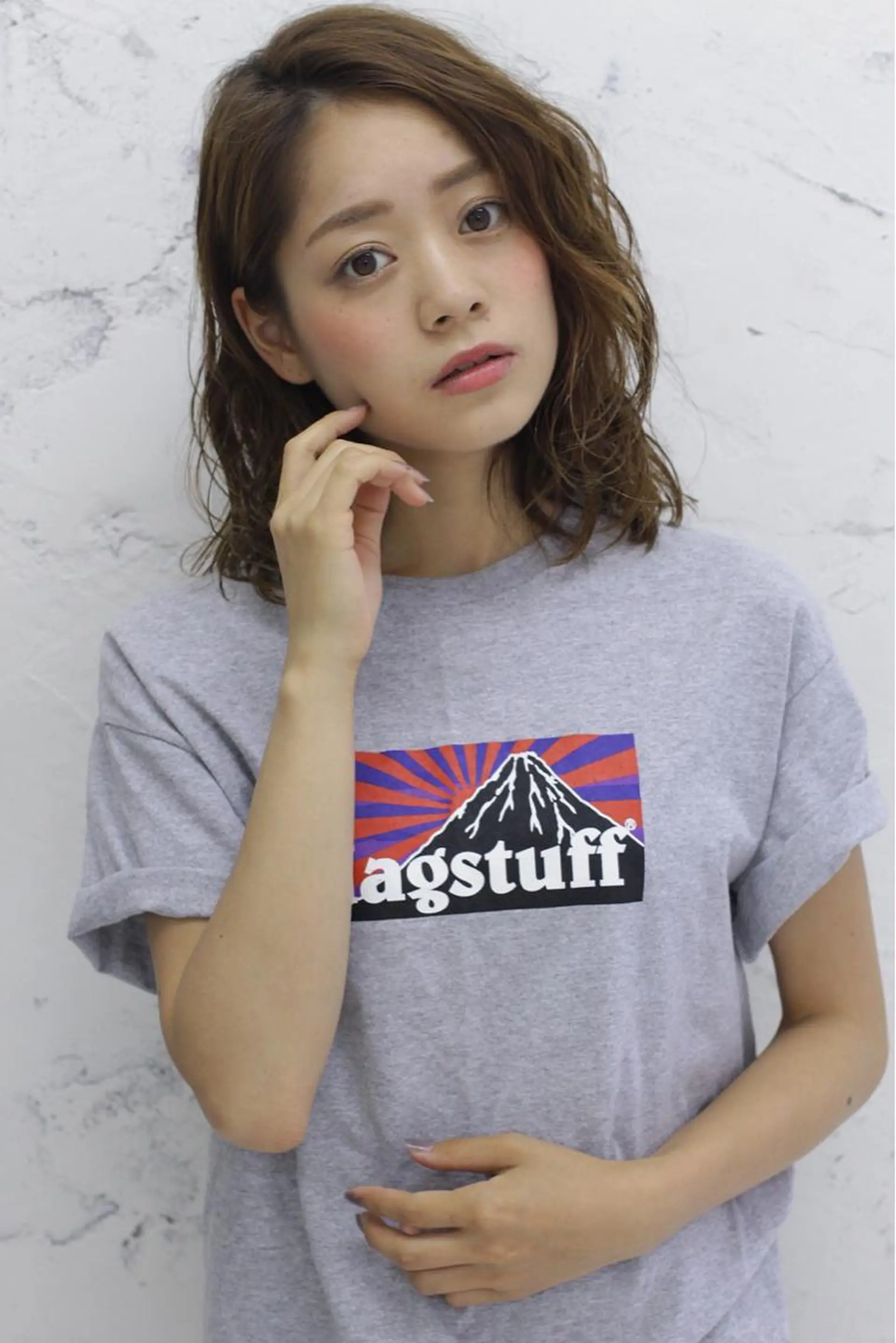 ミディアム カット パーマ Reve Resort池袋のヘアスタイル