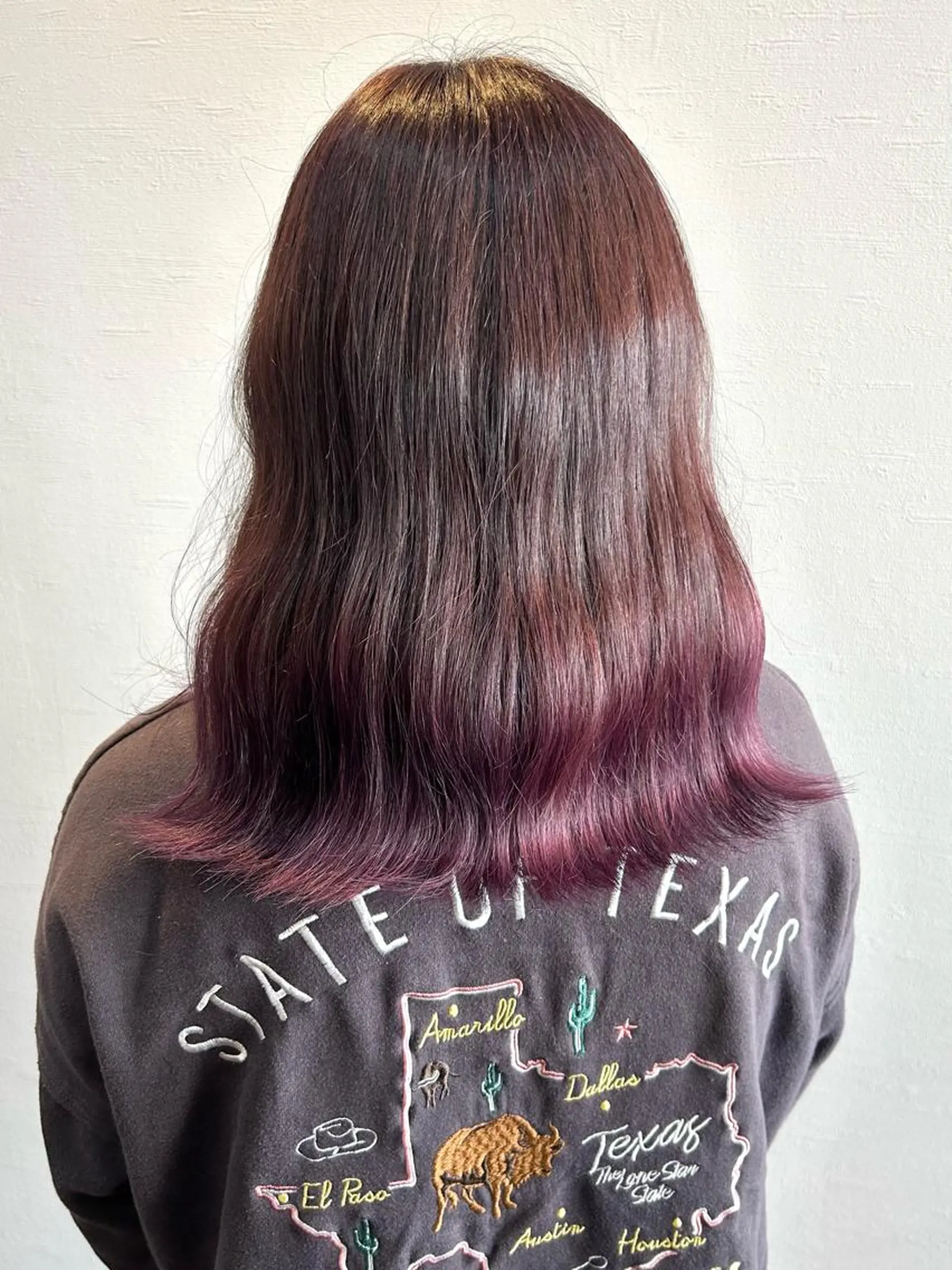 セミロング カラー 𝒌𝒚𝒐𝒌𝒂 🍀のヘアスタイル
