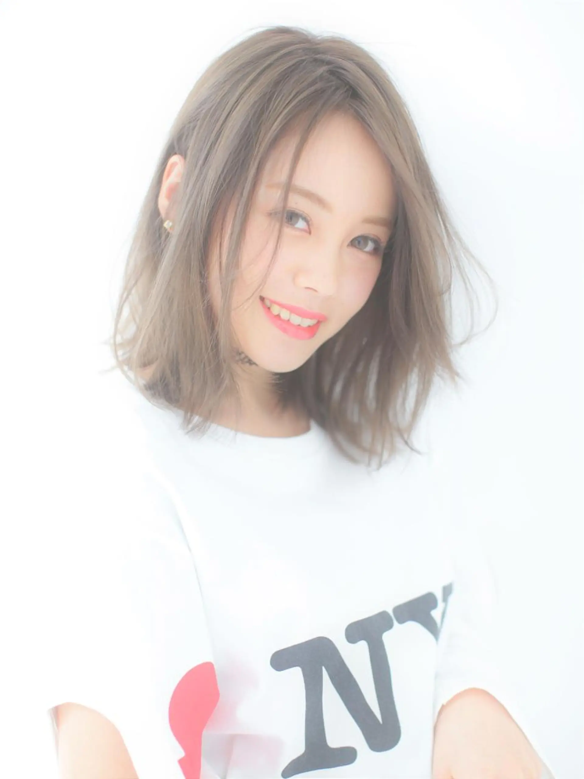 ミディアム イメチェンカット無料 中高生(女子)限定のヘアスタイル