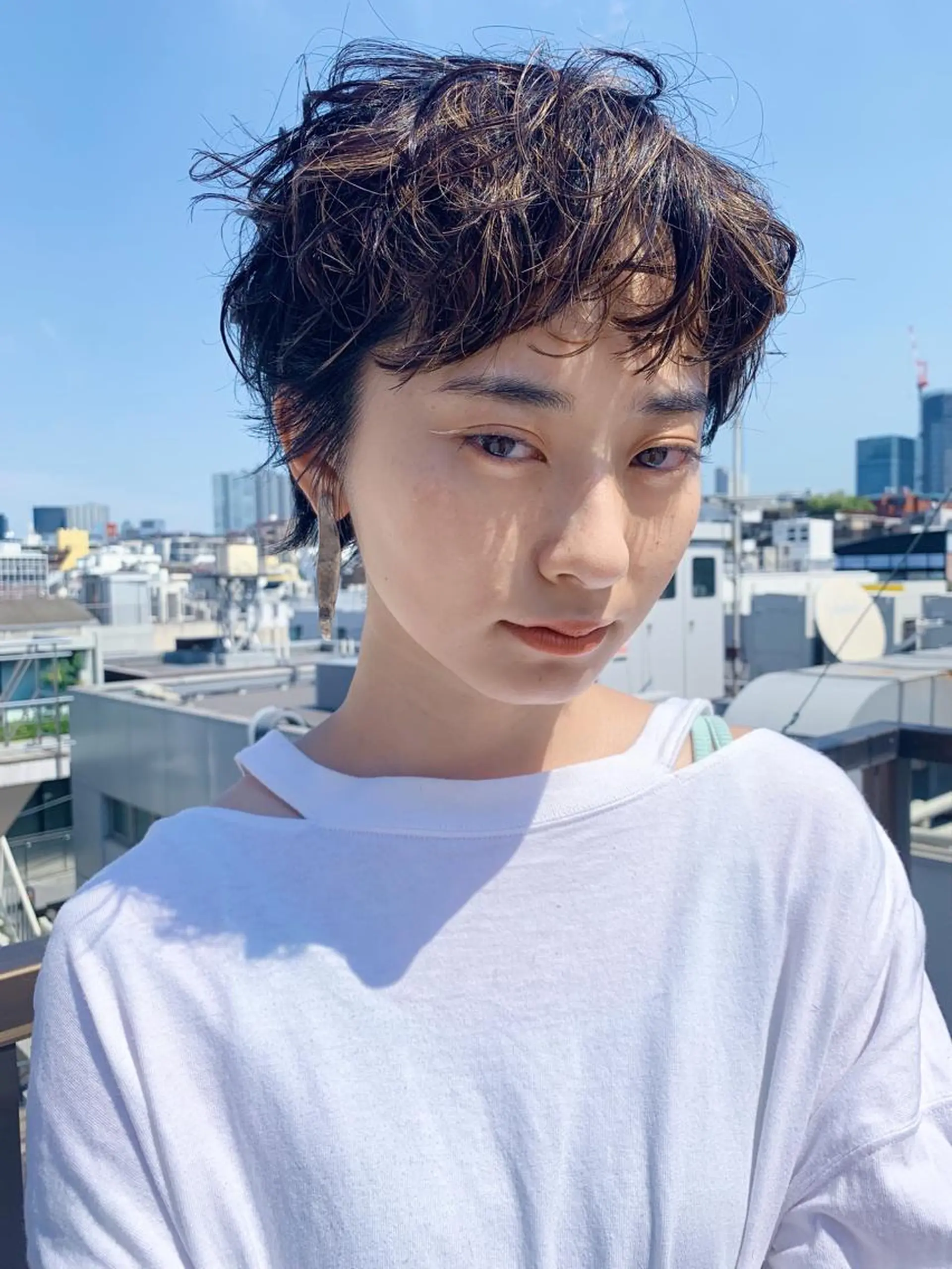 ショート カラー ハイライトカラー ハイライト ショートヘア カット ヘアカラー ヘアセット ブリーチカラーNo. 1🌈 RYOGAのヘアスタイル