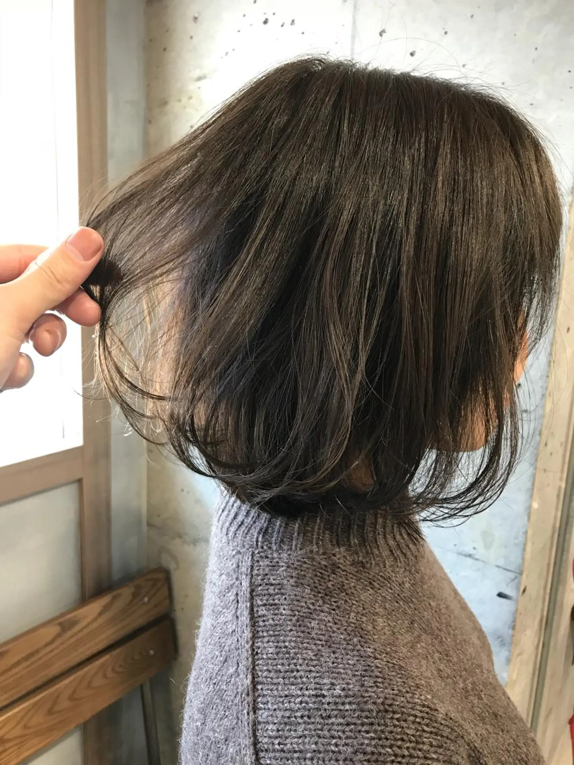 ショート カラー 透明感カラー 竹嶌 健吾のヘアスタイル
