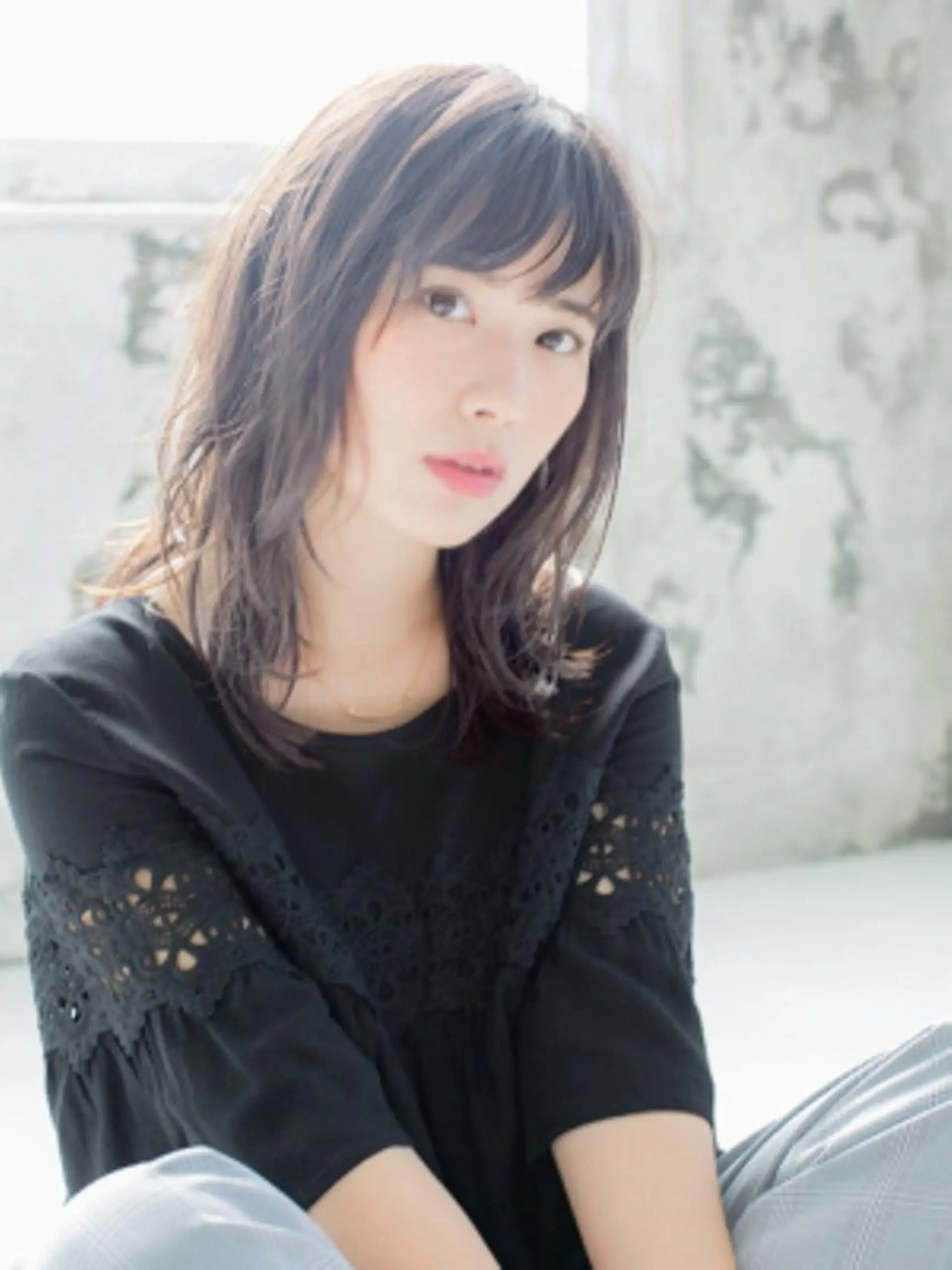 ミディアム カラー パーマ amie蒲田駅 西口店【アミ】のヘアスタイル