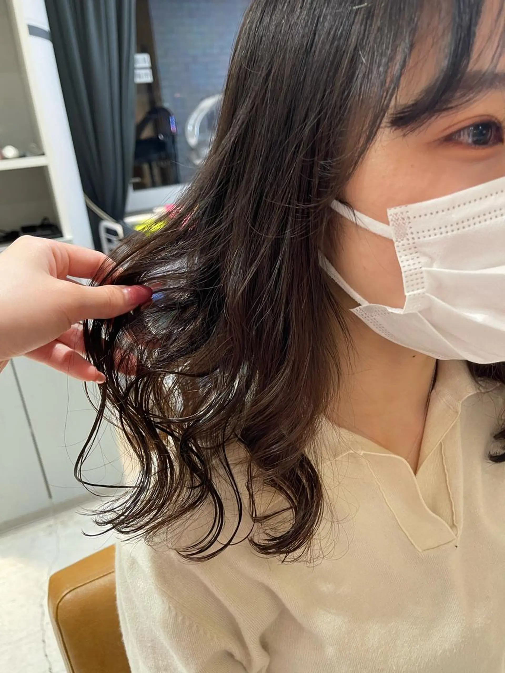 セミロング lunty miichiのヘアスタイル