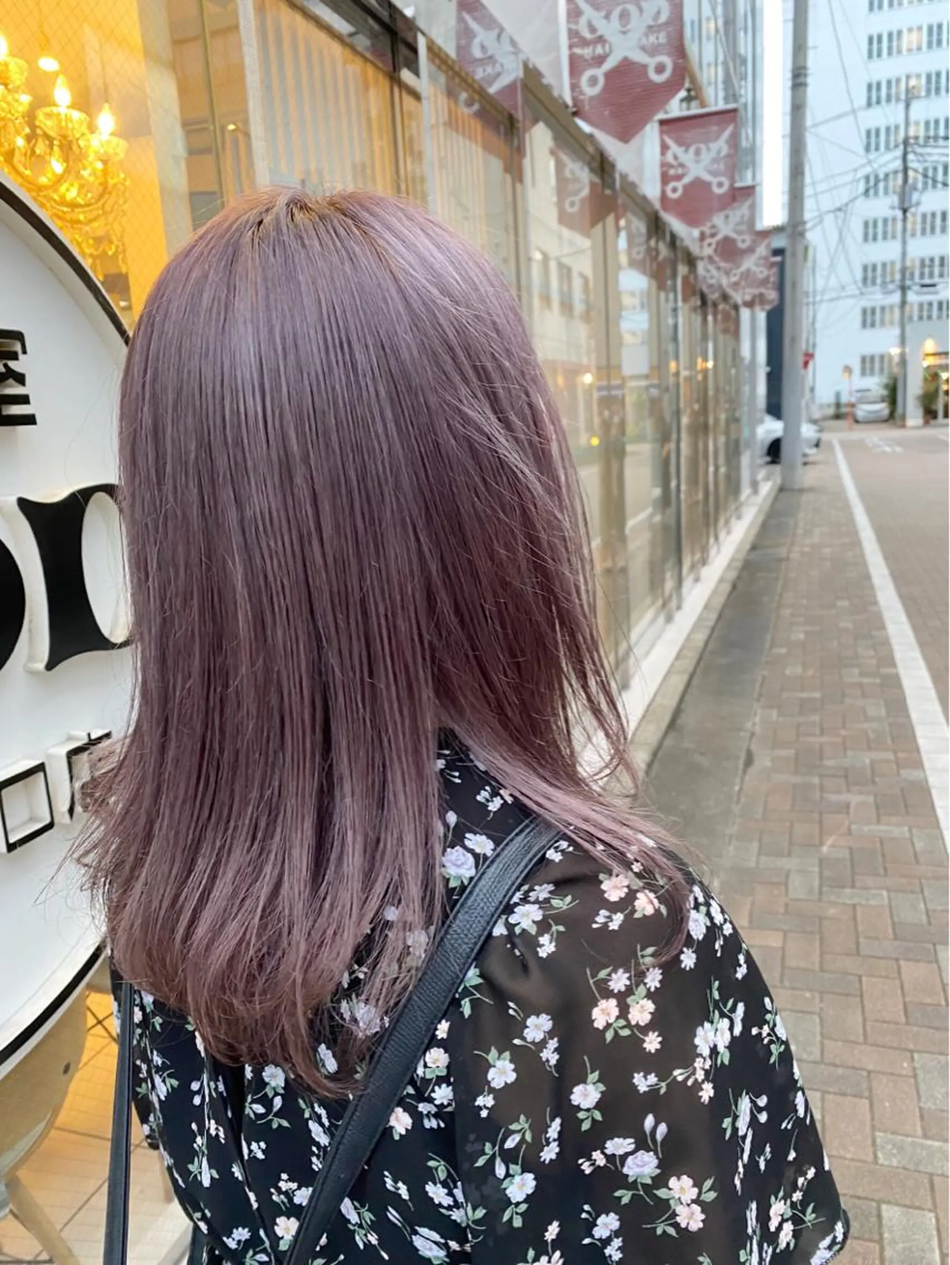 セミロング ヘアカラー force hair所属・🫧富田 苑実🫧のヘアスタイル