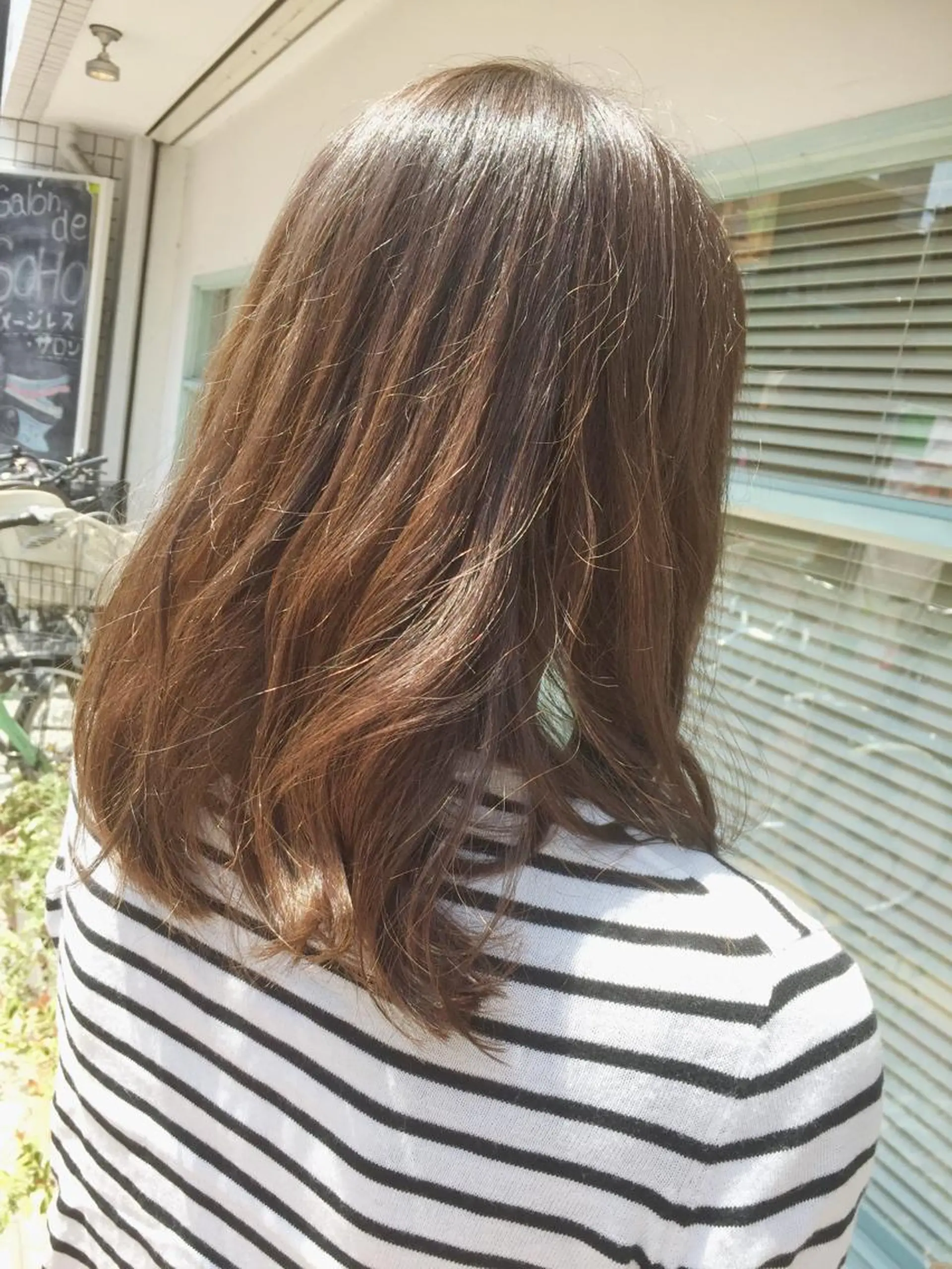 ミディアム カラー アッシュ 透明感カラー バイオレットカラー ◇おの あすか◇のヘアスタイル