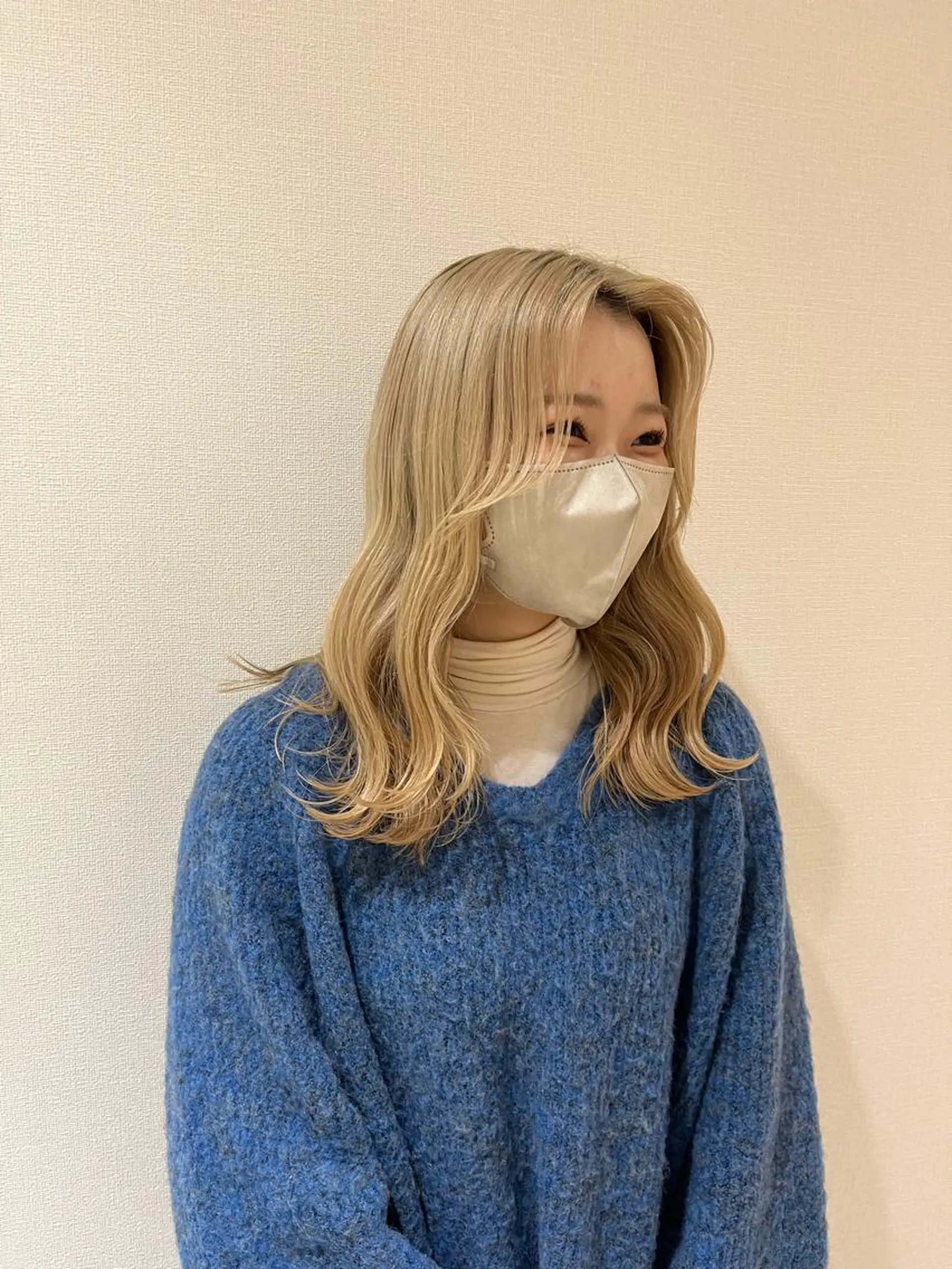 ミディアム 顔周りカット 鳳／美容室 chinaのヘアスタイル