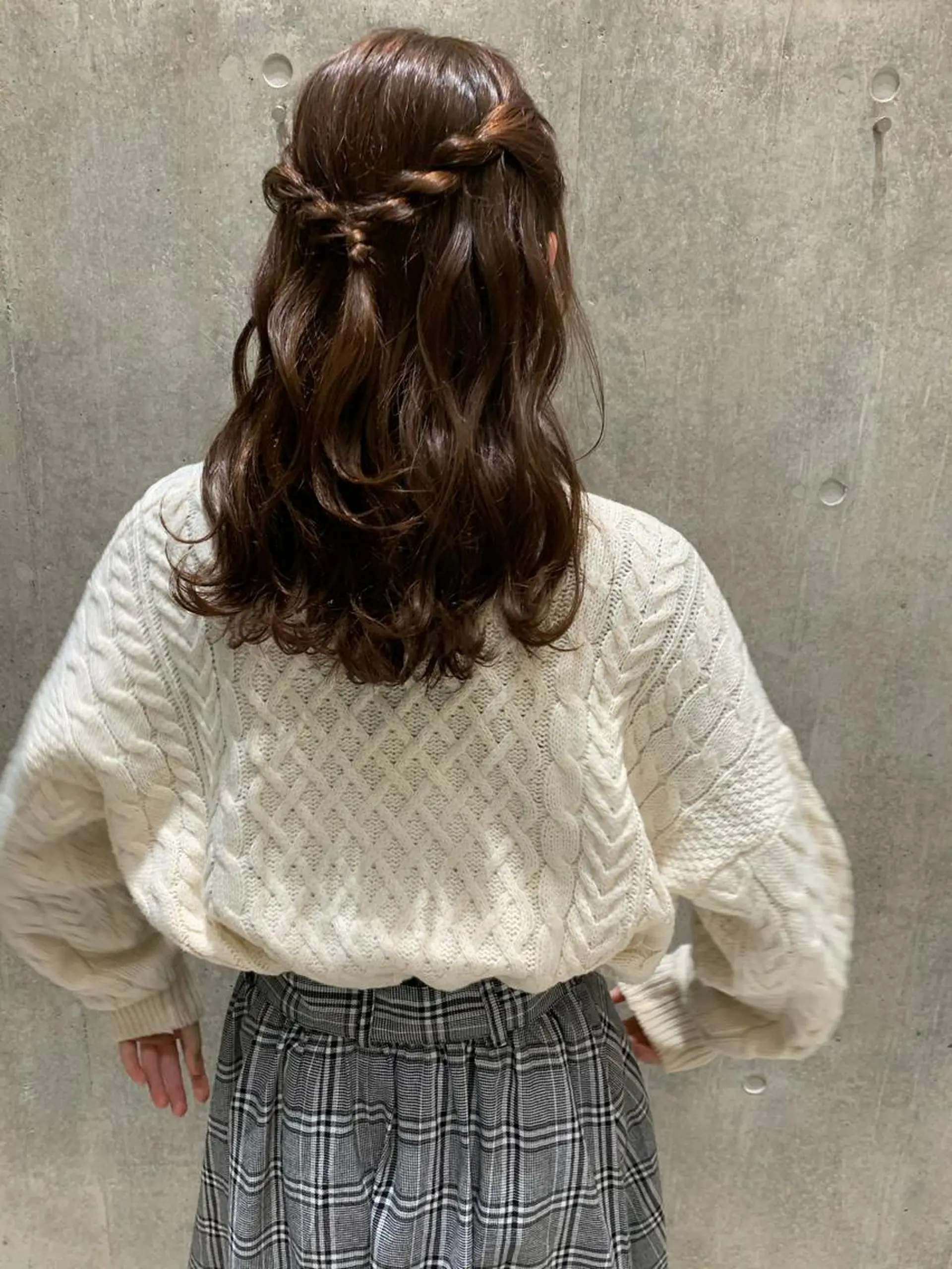 セミロング カラー SALOWIN 武蔵小杉所属・岩田菜央 《武蔵小杉》のヘアスタイル