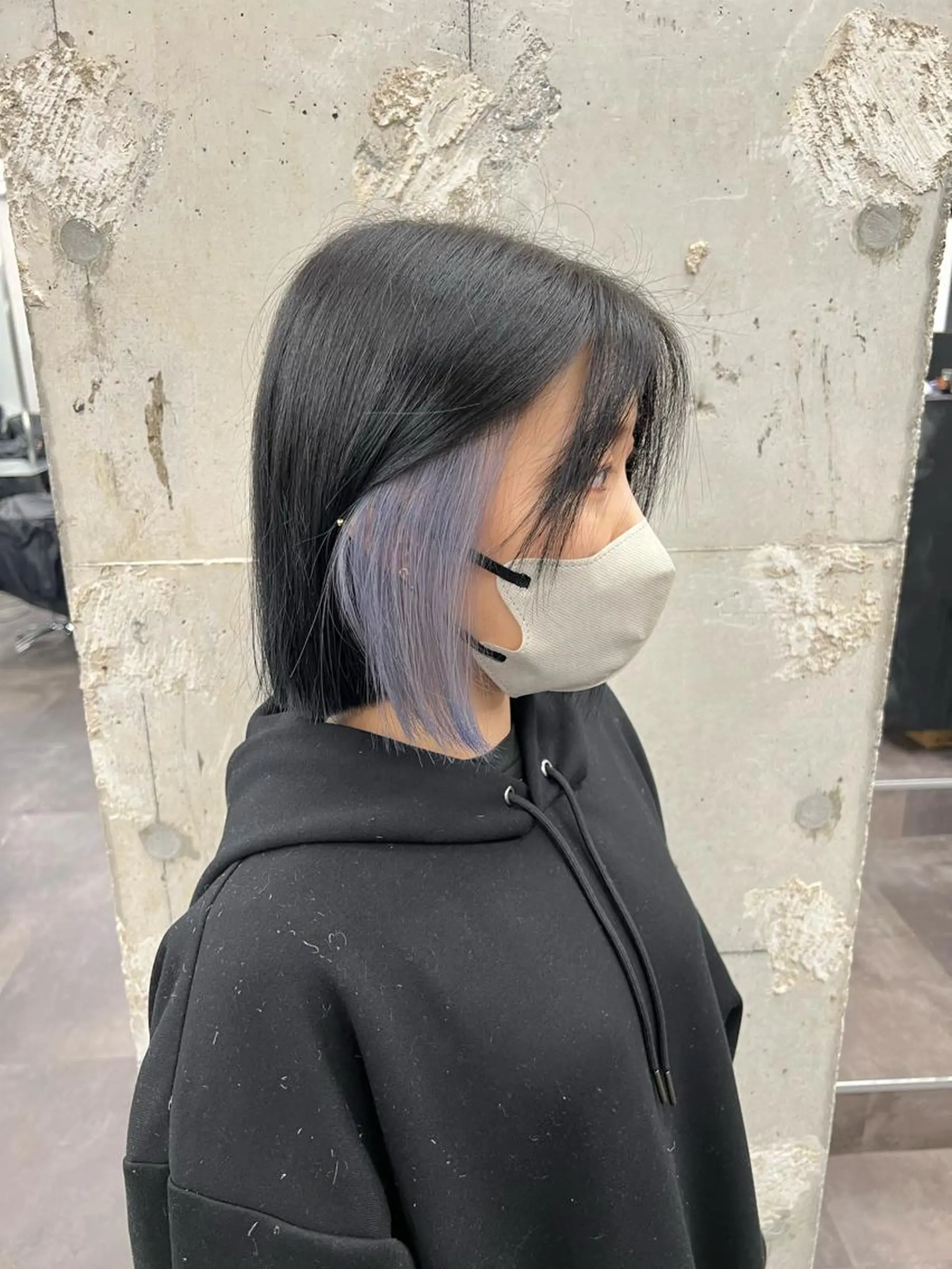 セミロング カラー インナーカラー je suis heureuse所属・ハイライトカラー 🌀ゆい❣️のヘアスタイル