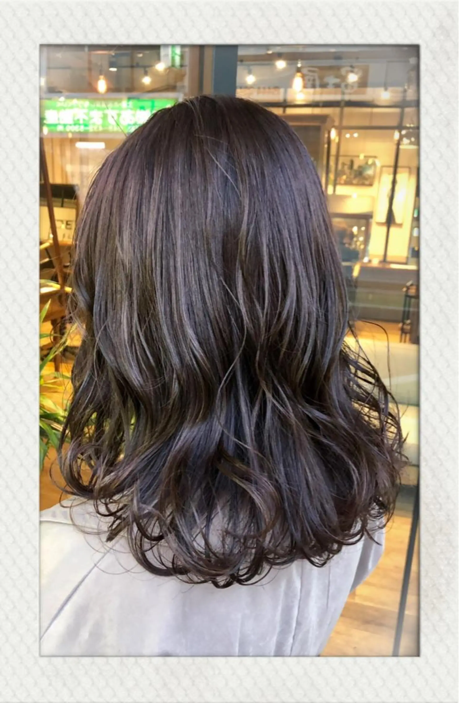 セミロング カラー カット ヘアカラー きむら かずきのヘアスタイル