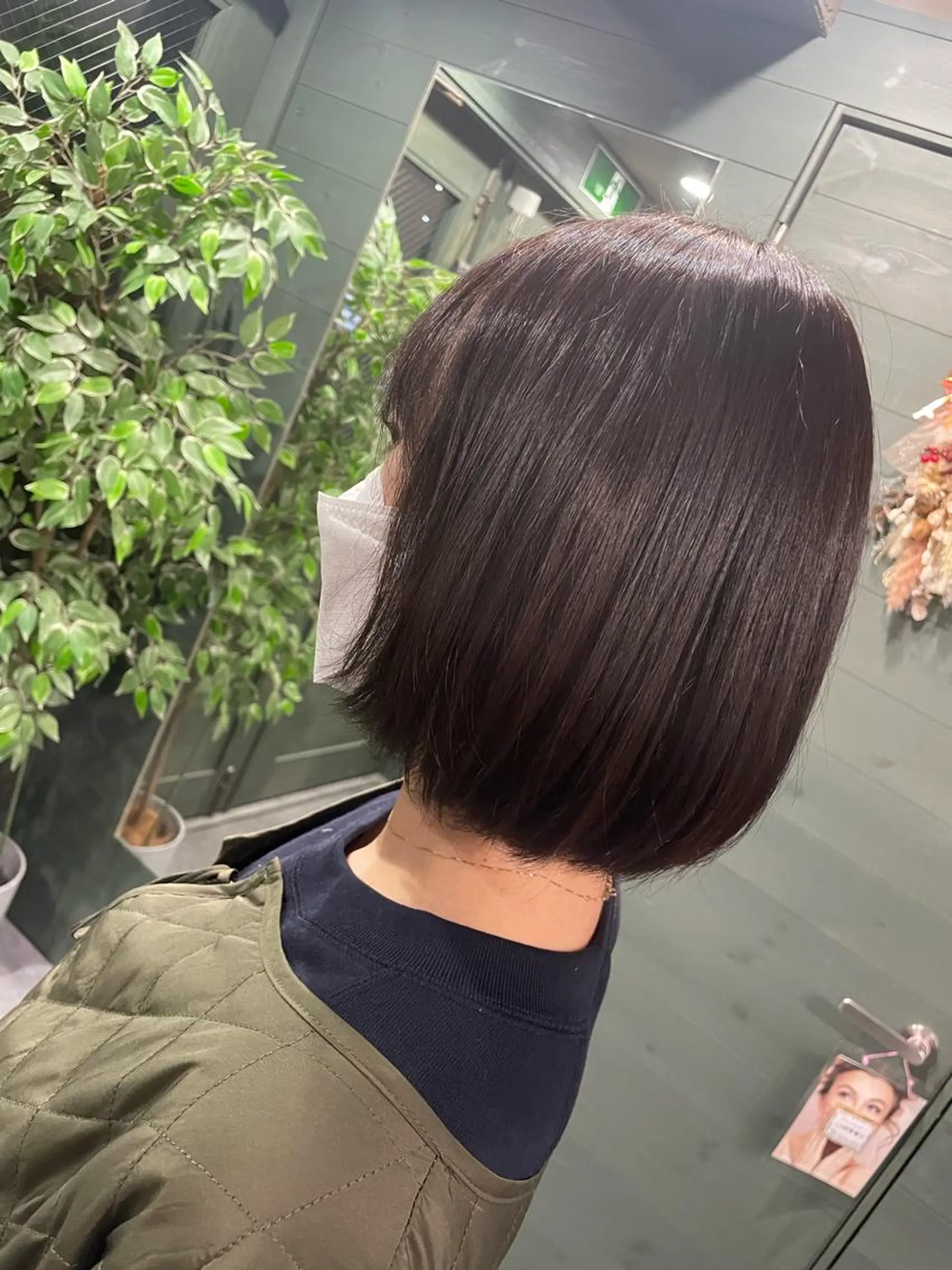 ミディアム カット 石川 聖奈のヘアスタイル