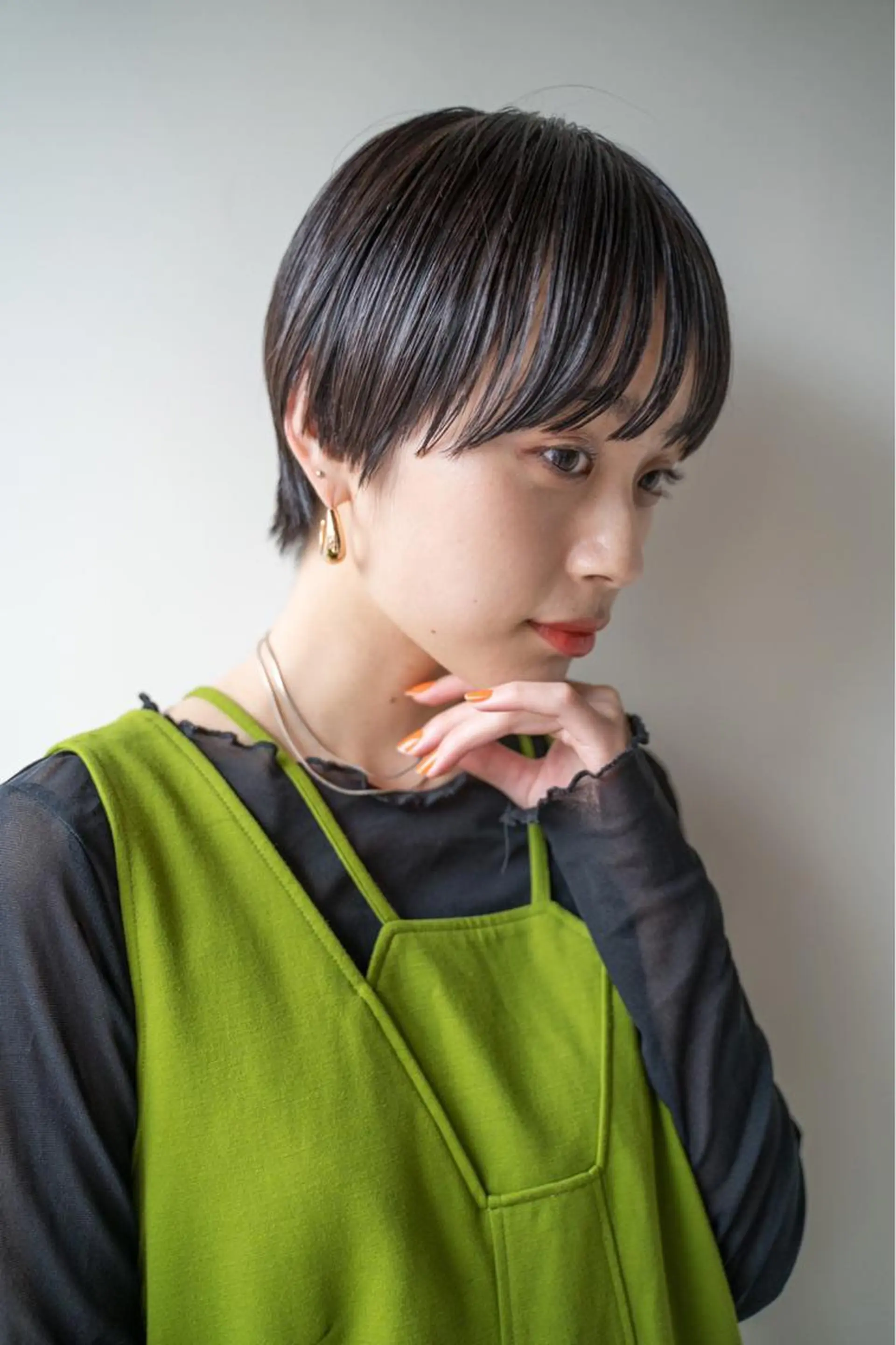 ショート カラー レイヤー／似合わせ TAKUYAのヘアスタイル