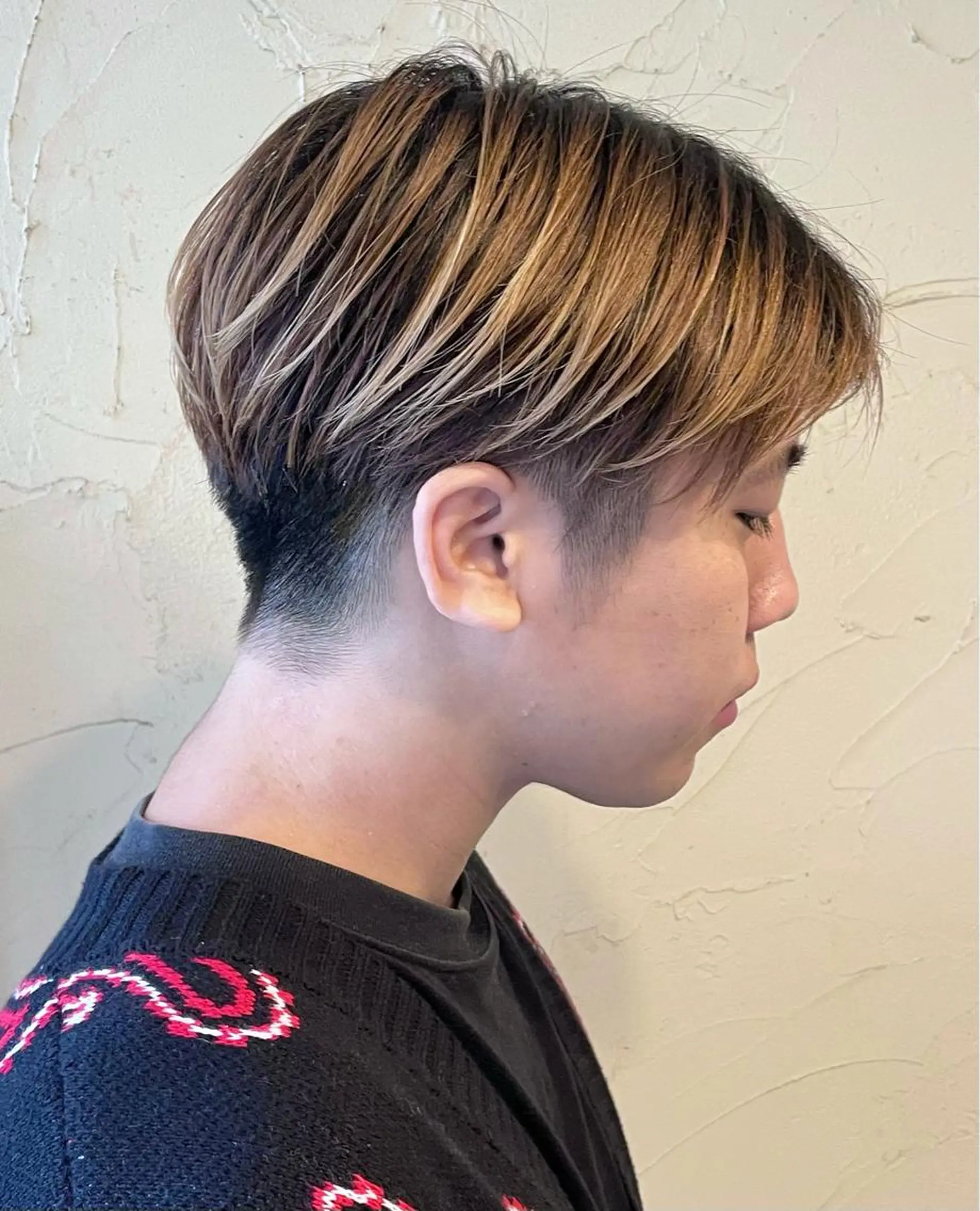 ショート カラー メンズ メンズショート グラデーションカラー ショートヘア メンズ特化/パーマ指 名No.1/百瀬太郎のヘアスタイル