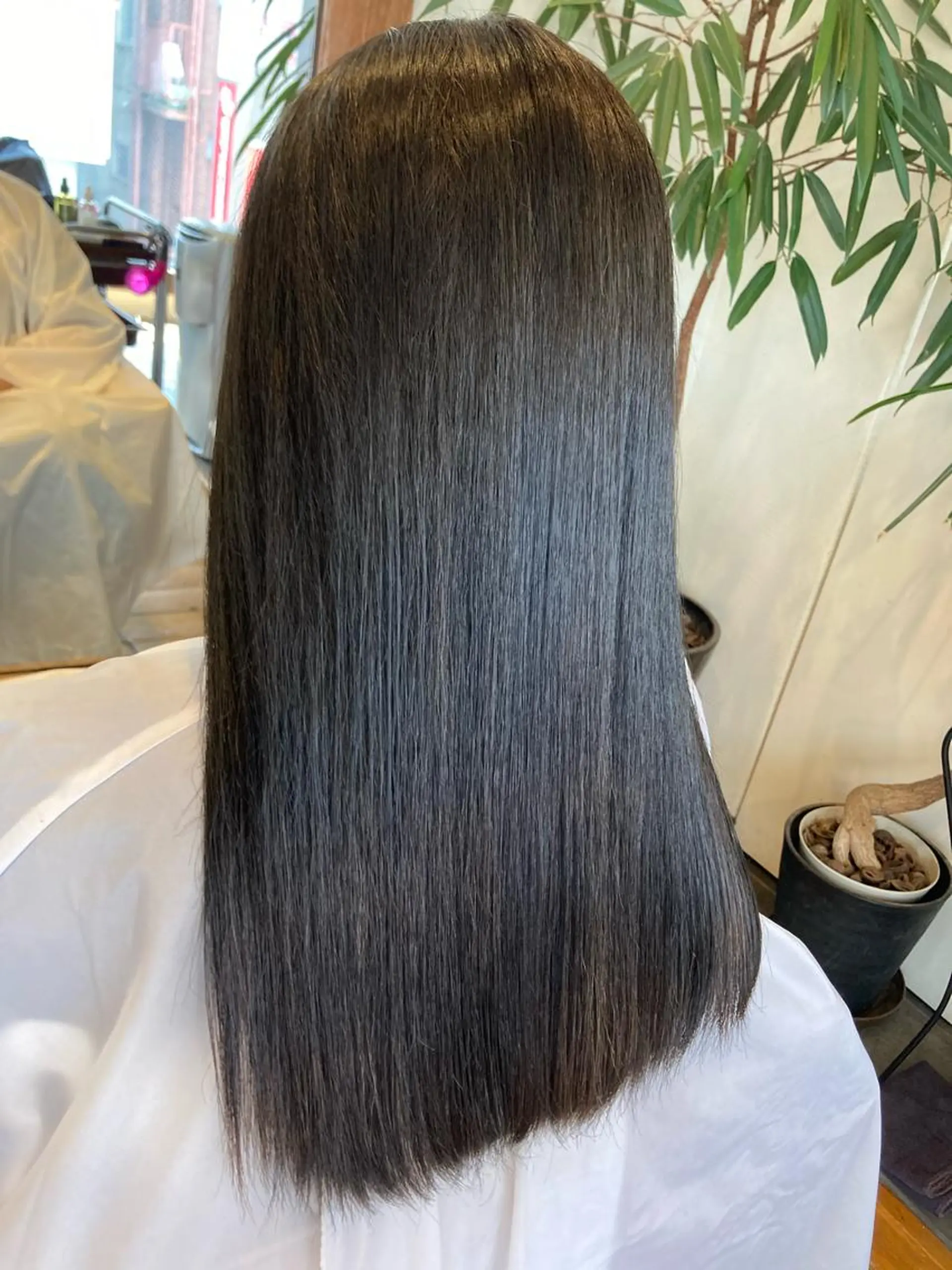 ロング カラー パーマ Lattan cositu所属・大方 いくみのヘアスタイル