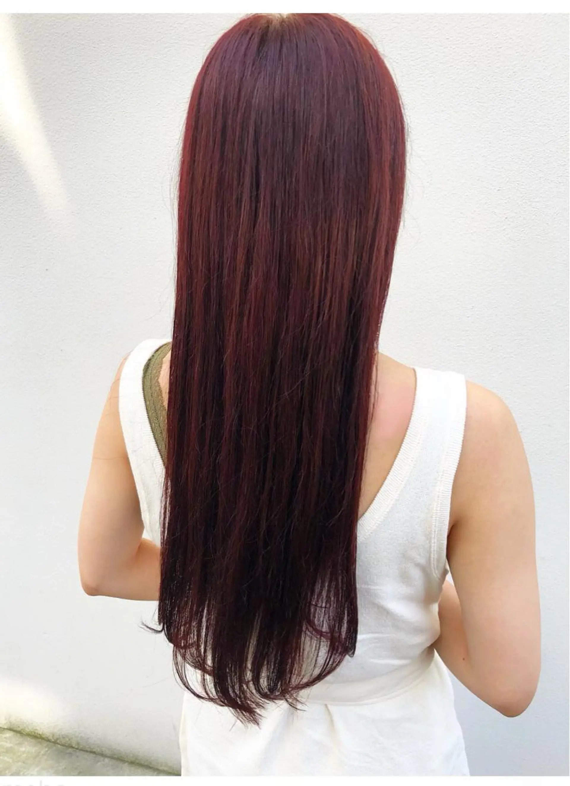 ロング カラー カット トリートメント 坂田 友梨奈のヘアスタイル