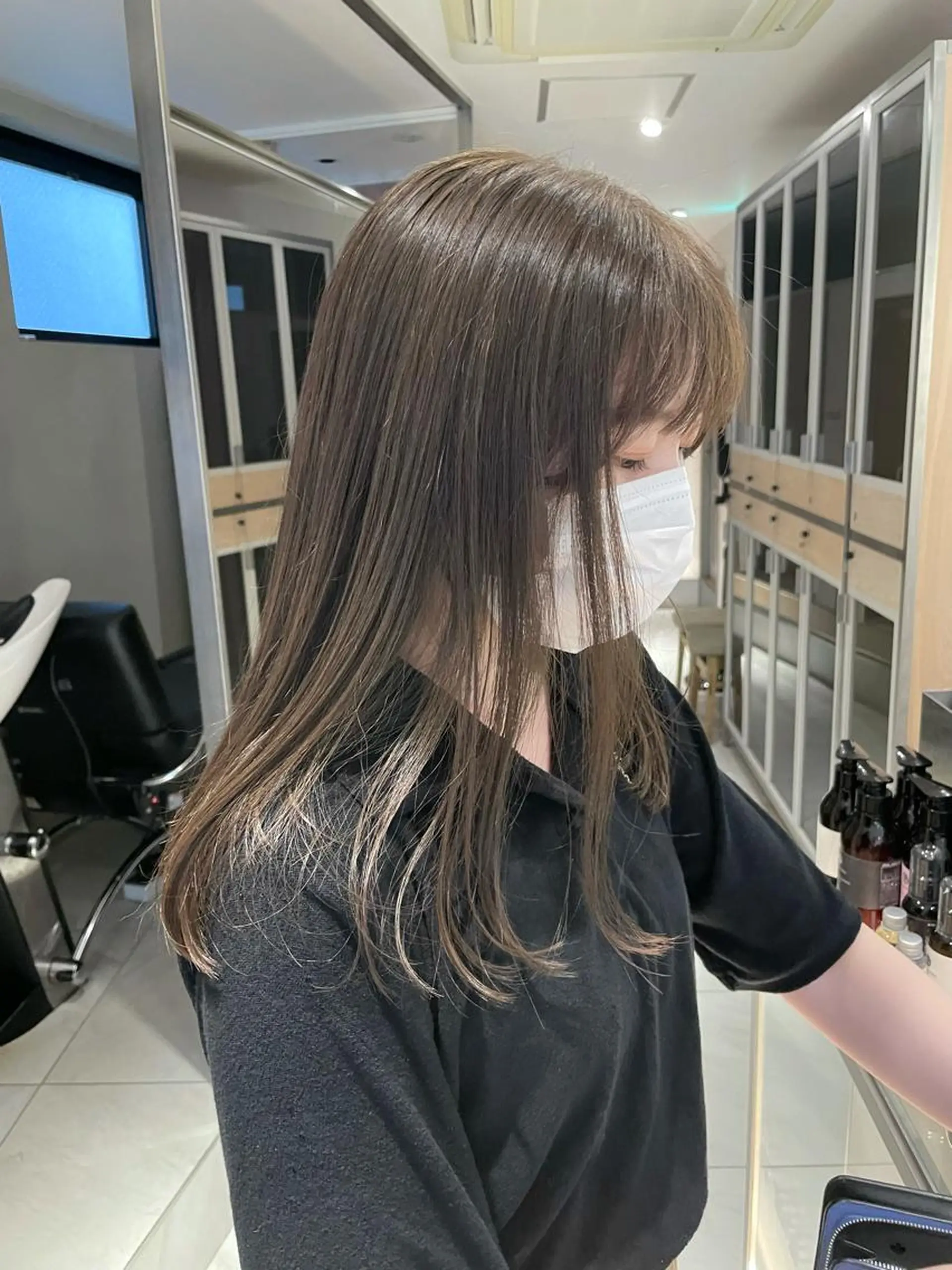 ロング カラー カット ヘアカラー トリートメント 柔らか透け感カラー 🌿ムロヤリョウスケのヘアスタイル