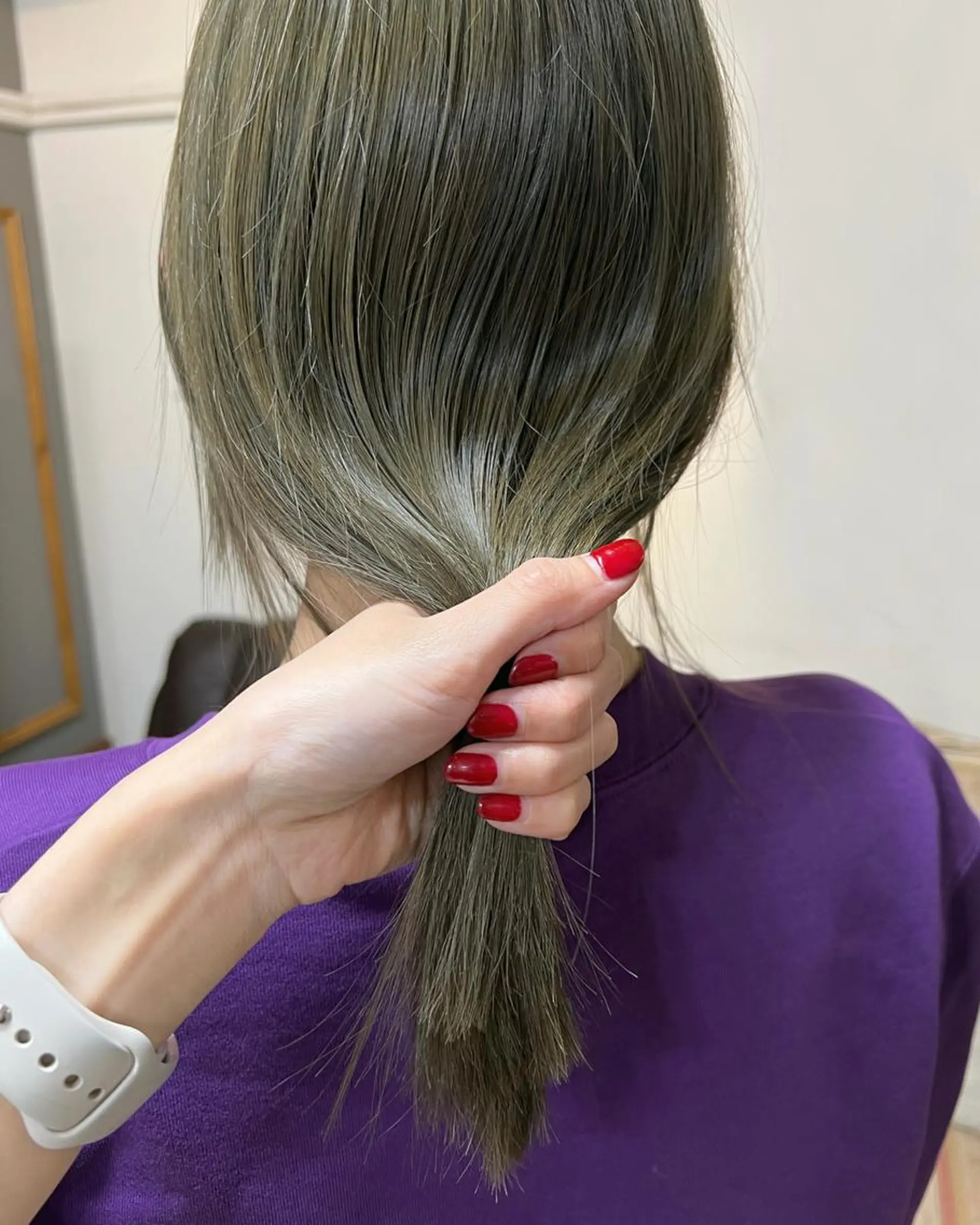 ミディアム カラー まろやか透明感カラー ♡MANAのヘアスタイル