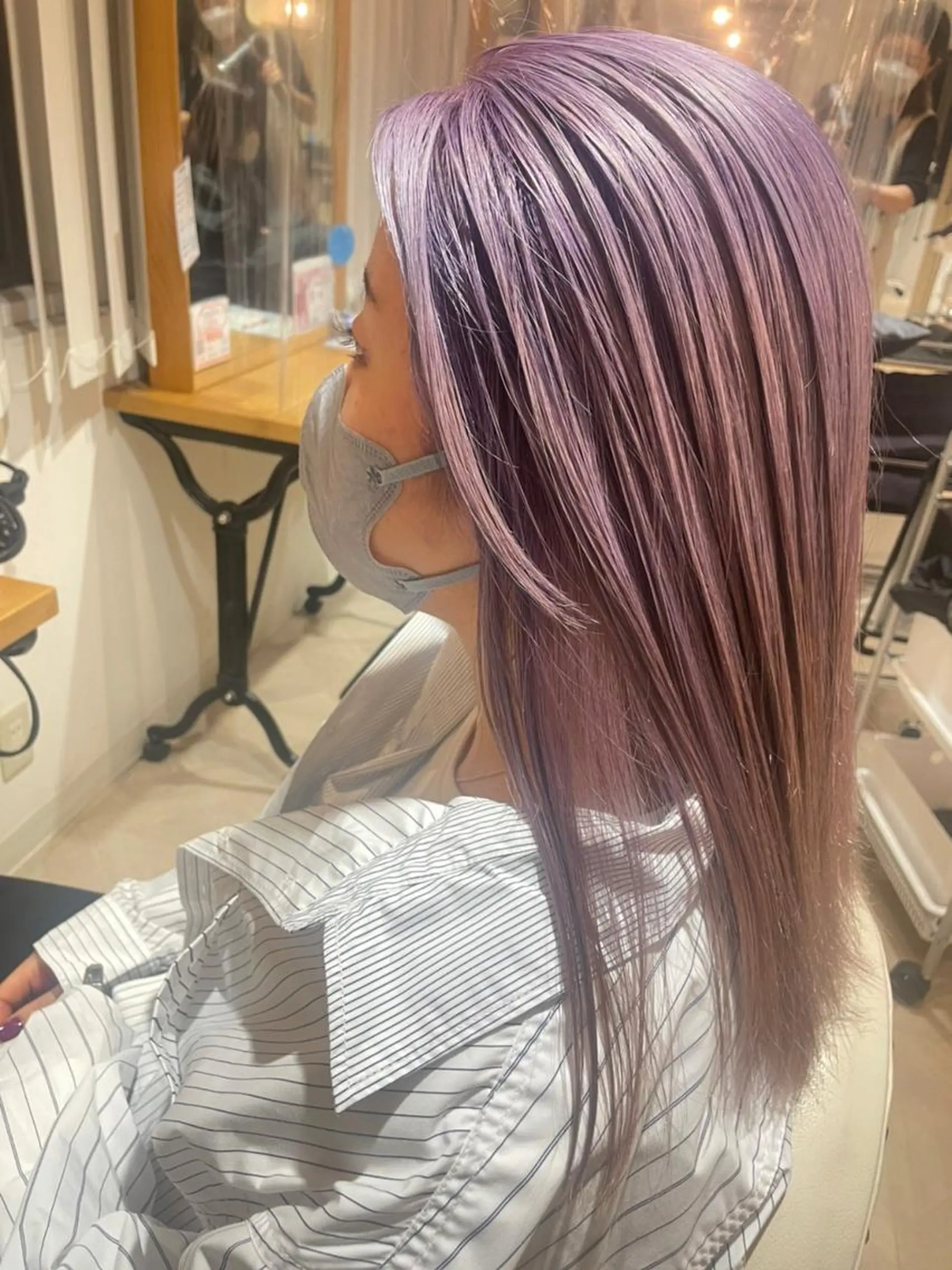 ショート カラー ヘアアレンジ バレイヤージュ ブリーチ ケアブリーチ デザインカラー ダブルカラー カット ヘアカラー トリートメント 【N°deseo】 吉祥寺のヘアスタイル