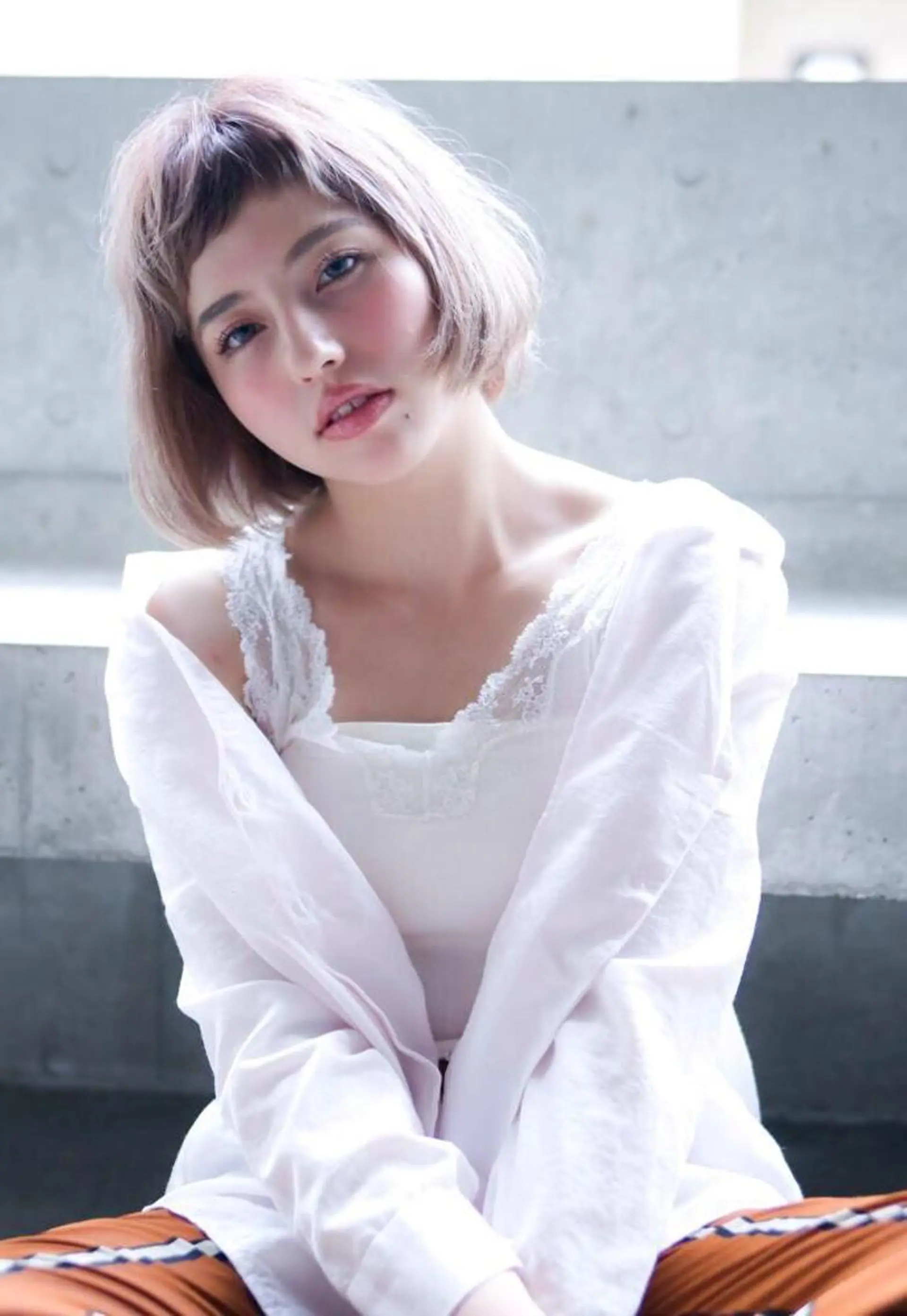 ショート カラー hao所属・西山 頌太のヘアスタイル