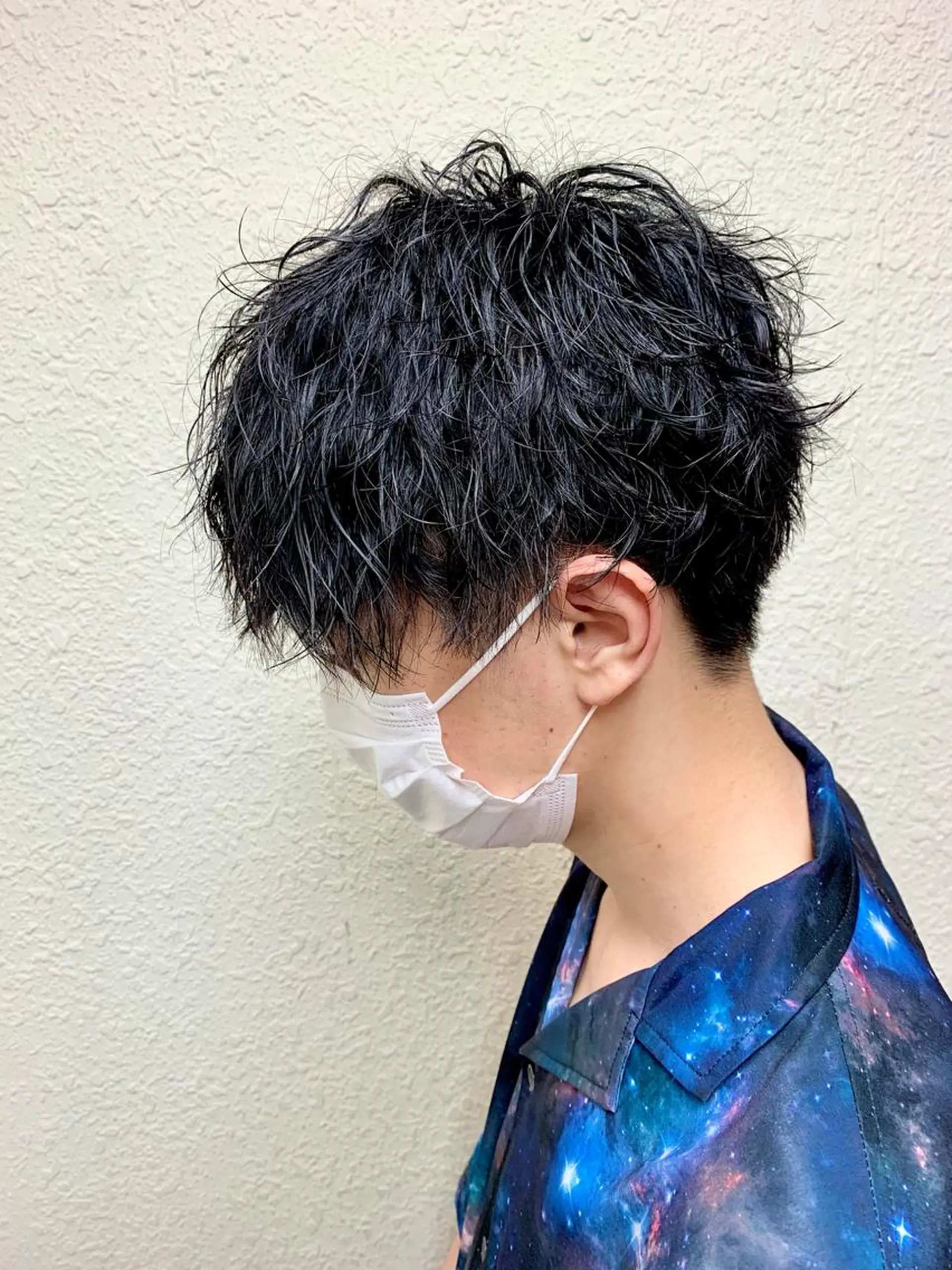 ショート パーマ メンズ LAGRECE大阪梅田店所属・美髪矯正・髪質改善 【中村吉孝】のヘアスタイル