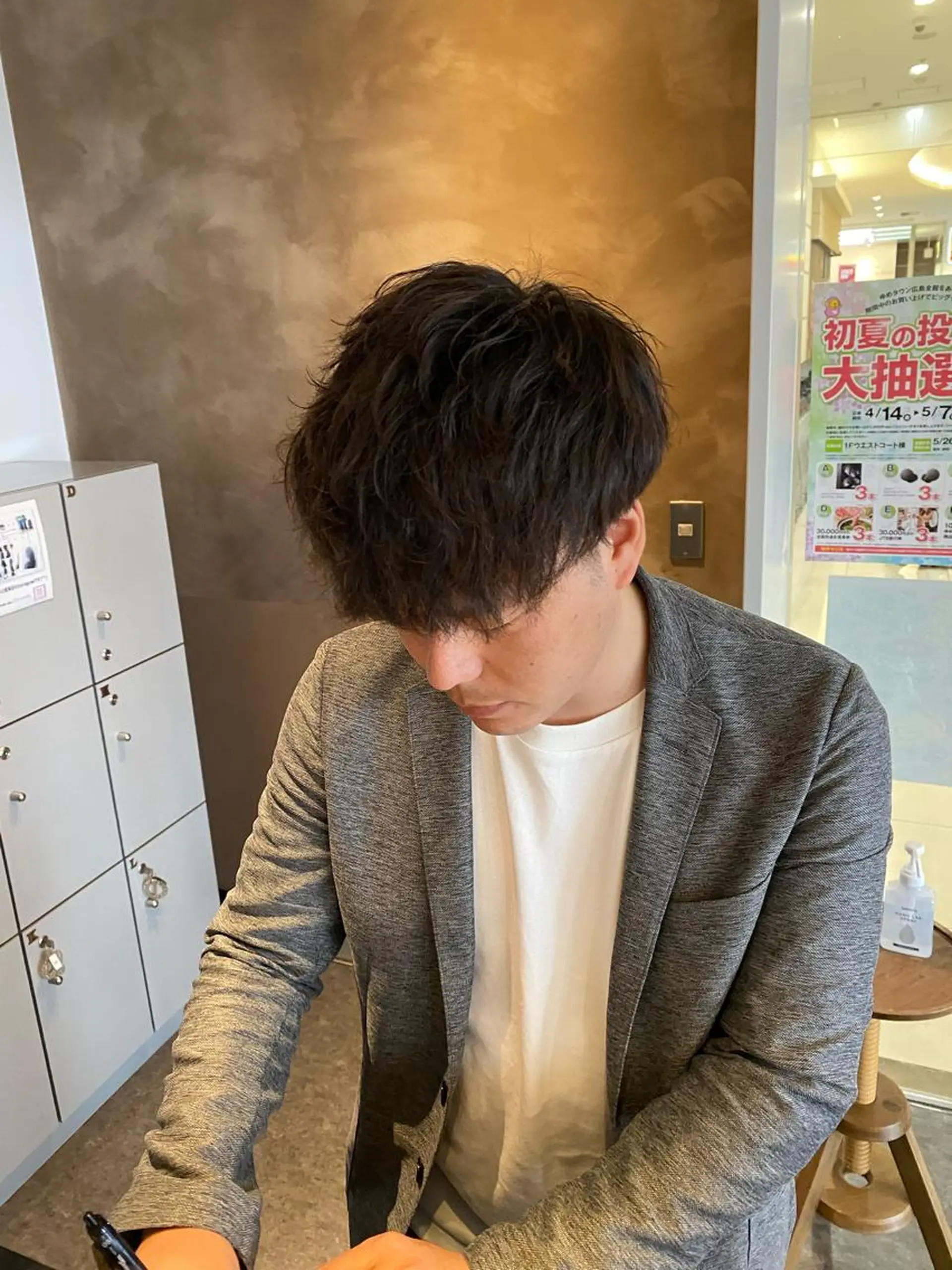 パーマ メンズ メンズパーマ ツイストスパイラルパーマ スパイラルパーマ STYLE エキシティ店所属・【似合わせパーマ】 STYLE 杉原　魁のヘアスタイル