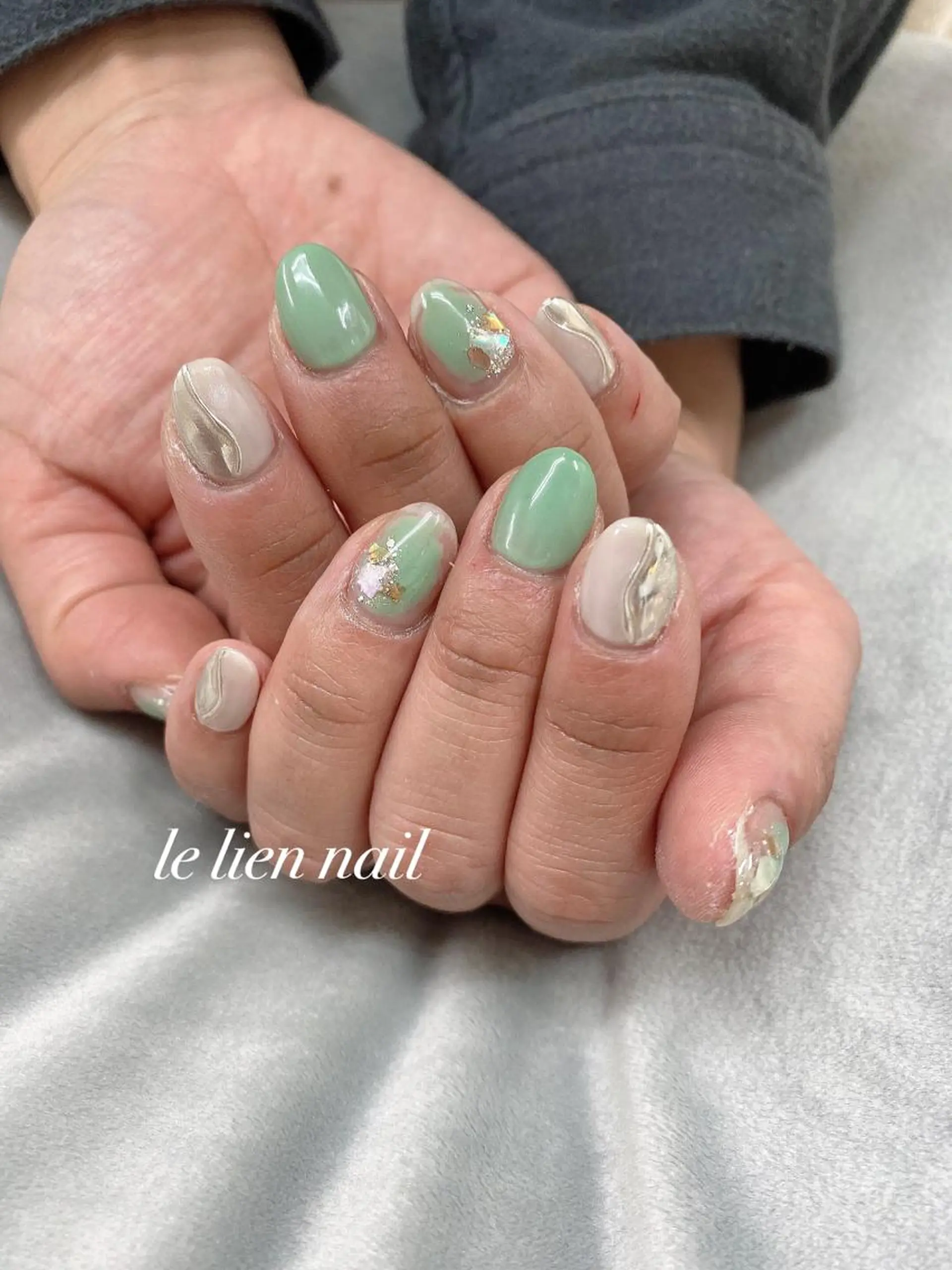 ネイル ニュアンスネイル ハンドネイル le lien nailのネイルデザイン