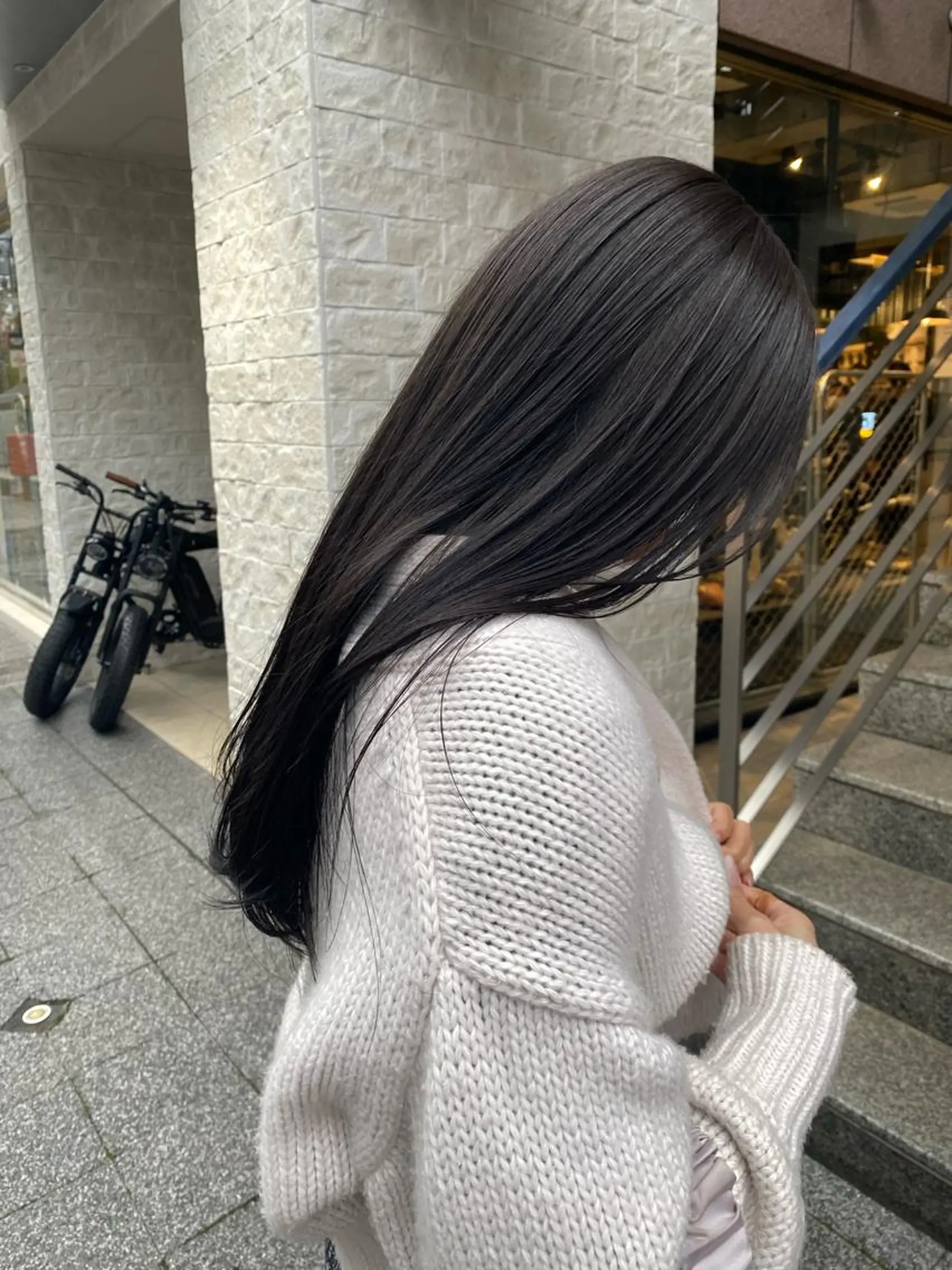 ロング カラー ヘアカラー 縮毛矯正 Rio 渋谷のヘアスタイル