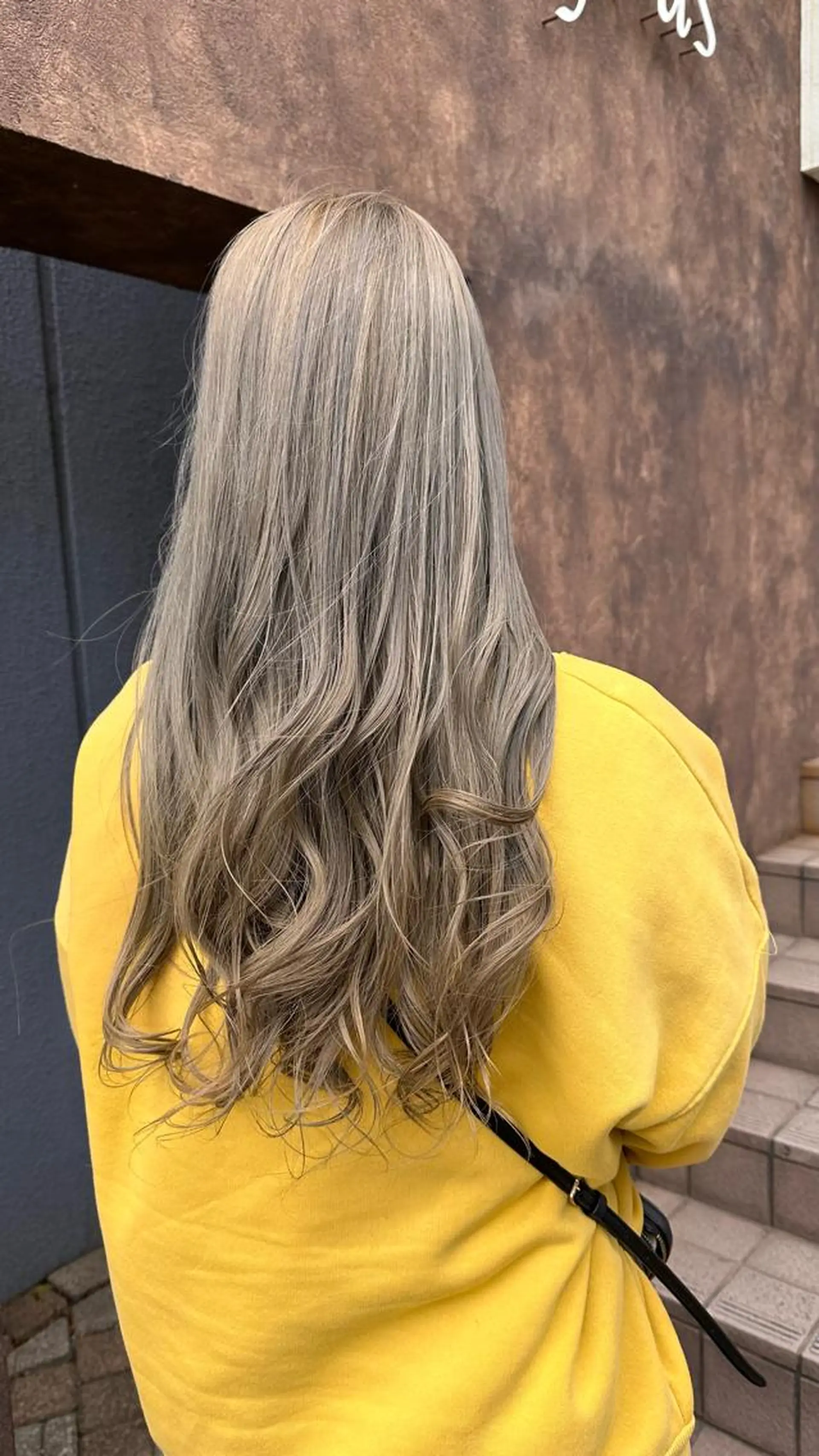 ロング カラー 卒業式のヘアスタイル BLOOM石橋阪大前 髪質改善/ブリーチのヘアスタイル