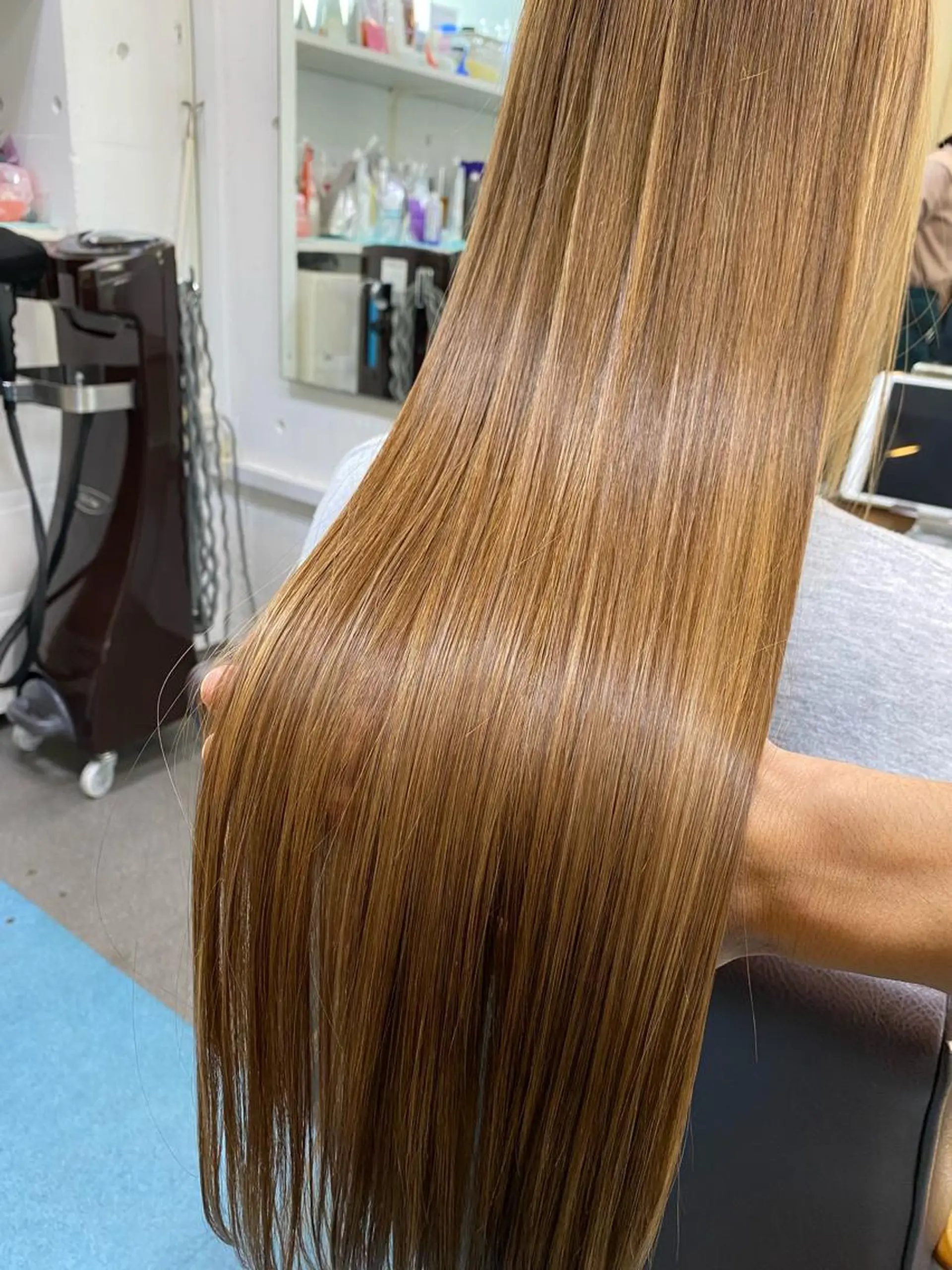 ロング カラー 髪質改善 トリートメント 【髪質改善】に特化 オリーブオイルクラブのヘアスタイル