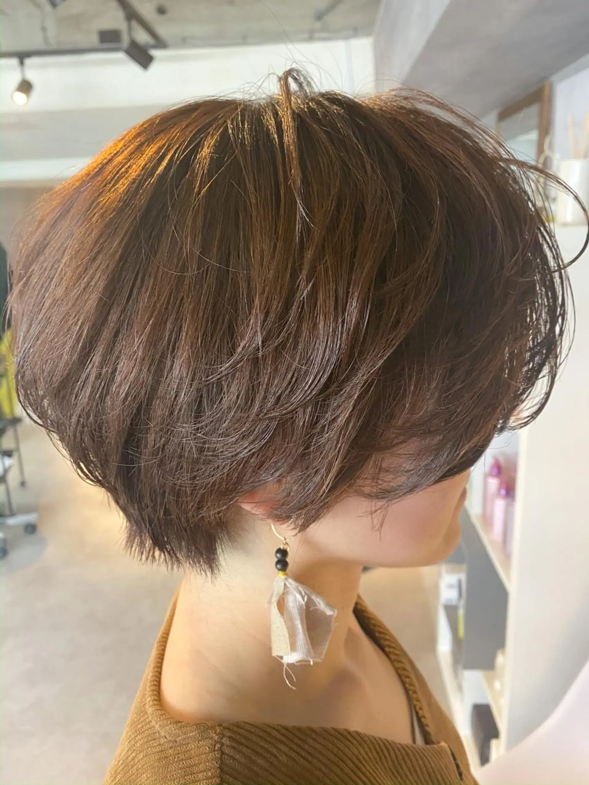 ショート カラー カット ヘアカラー トリートメント 久保亮太 /大人ショートのヘアスタイル