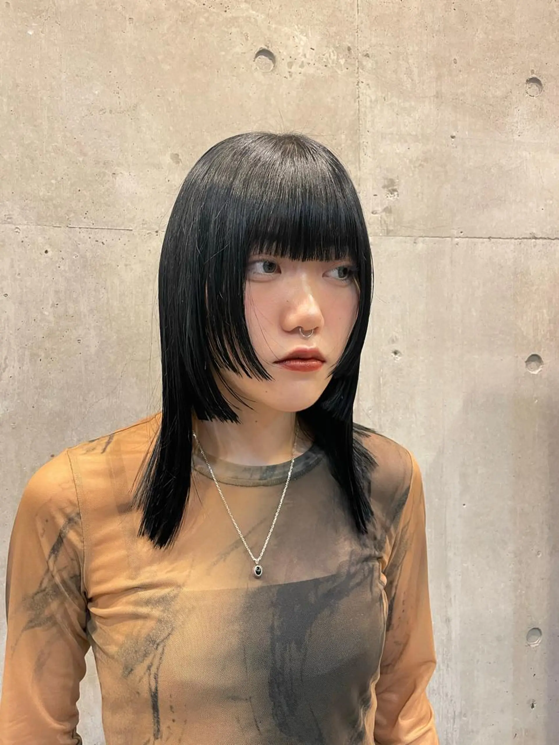 ミディアム カット ︎︎ yoshikiのヘアスタイル