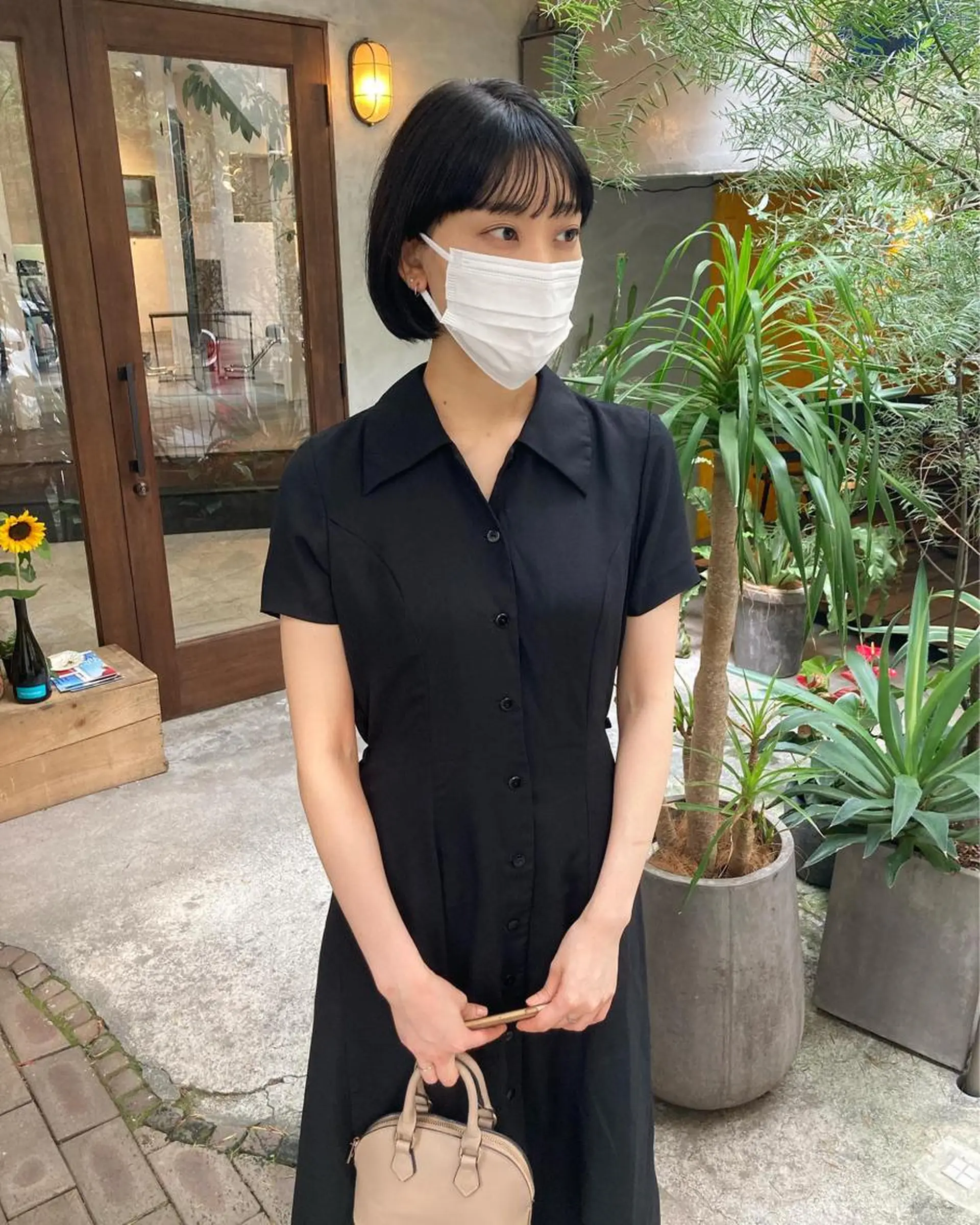 ショート ボブ 金田 夏野のヘアスタイル