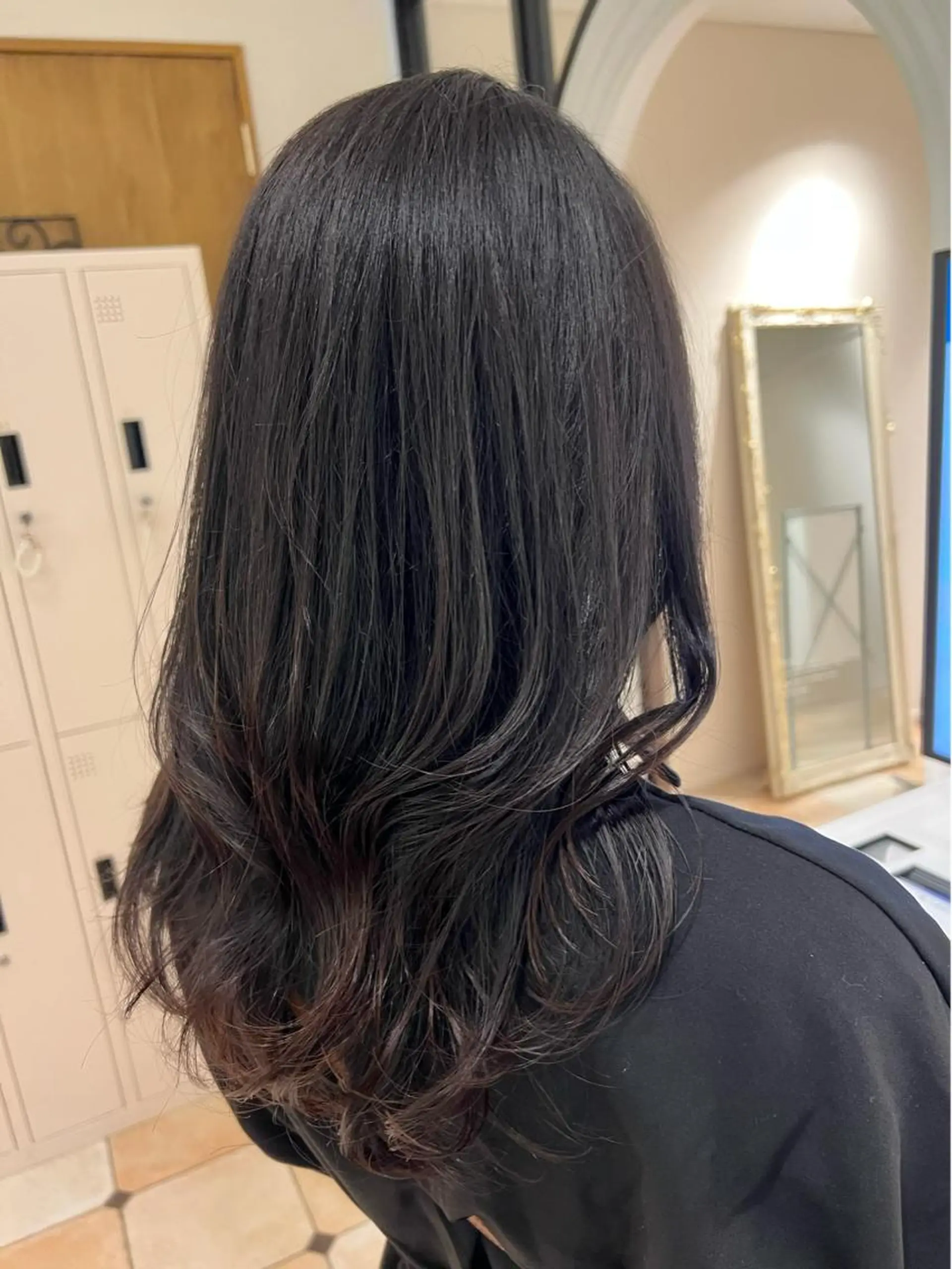 セミロング くびれヘア 髪質改善 縮毛矯正 カット トリートメント 🧡くびれヘア/前髪 顔周り🧡久原結衣のヘアスタイル