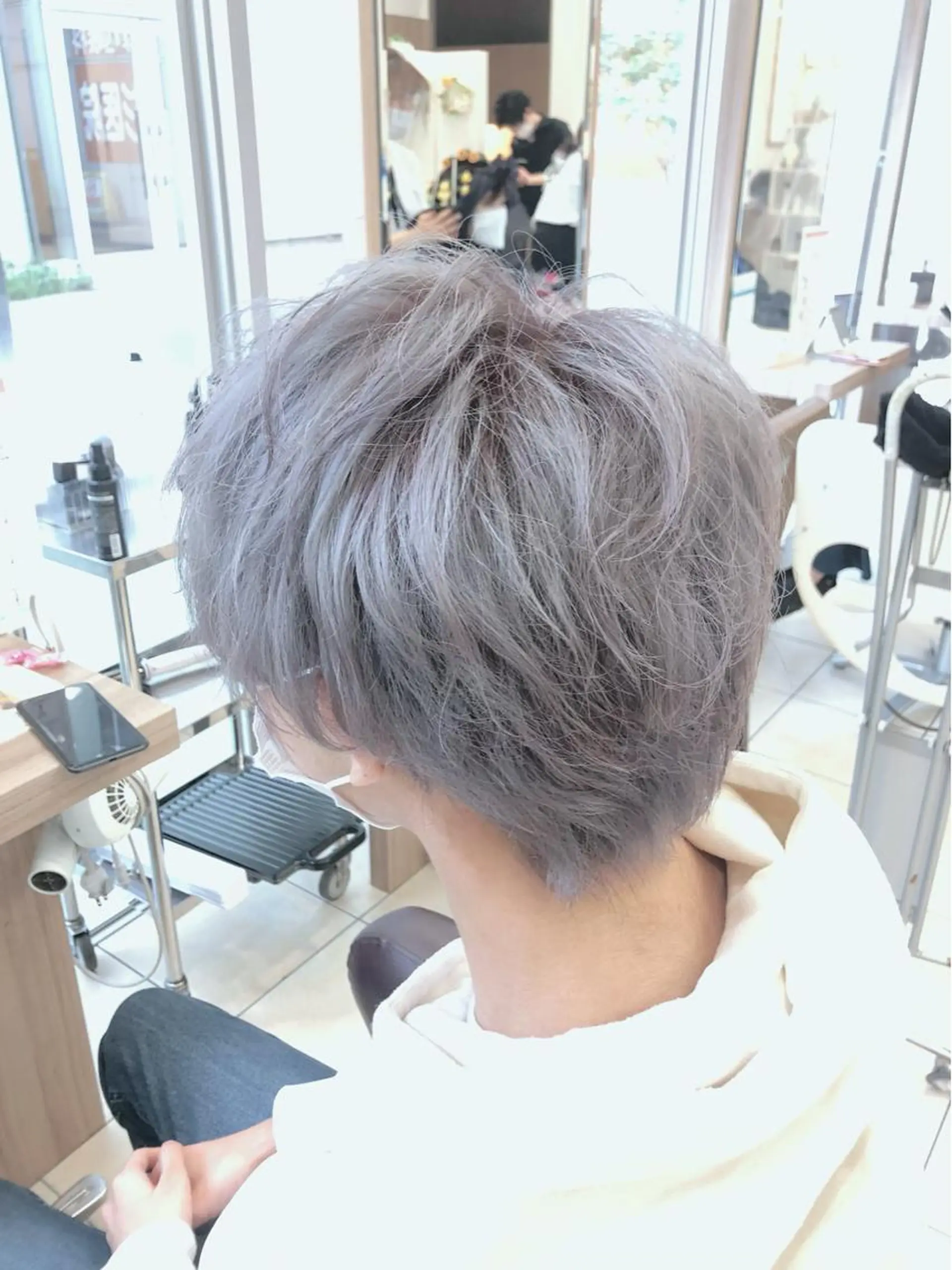 カラー メンズ シルバー カット ヘアカラー トリートメント 🌹sayu 🌹のヘアスタイル